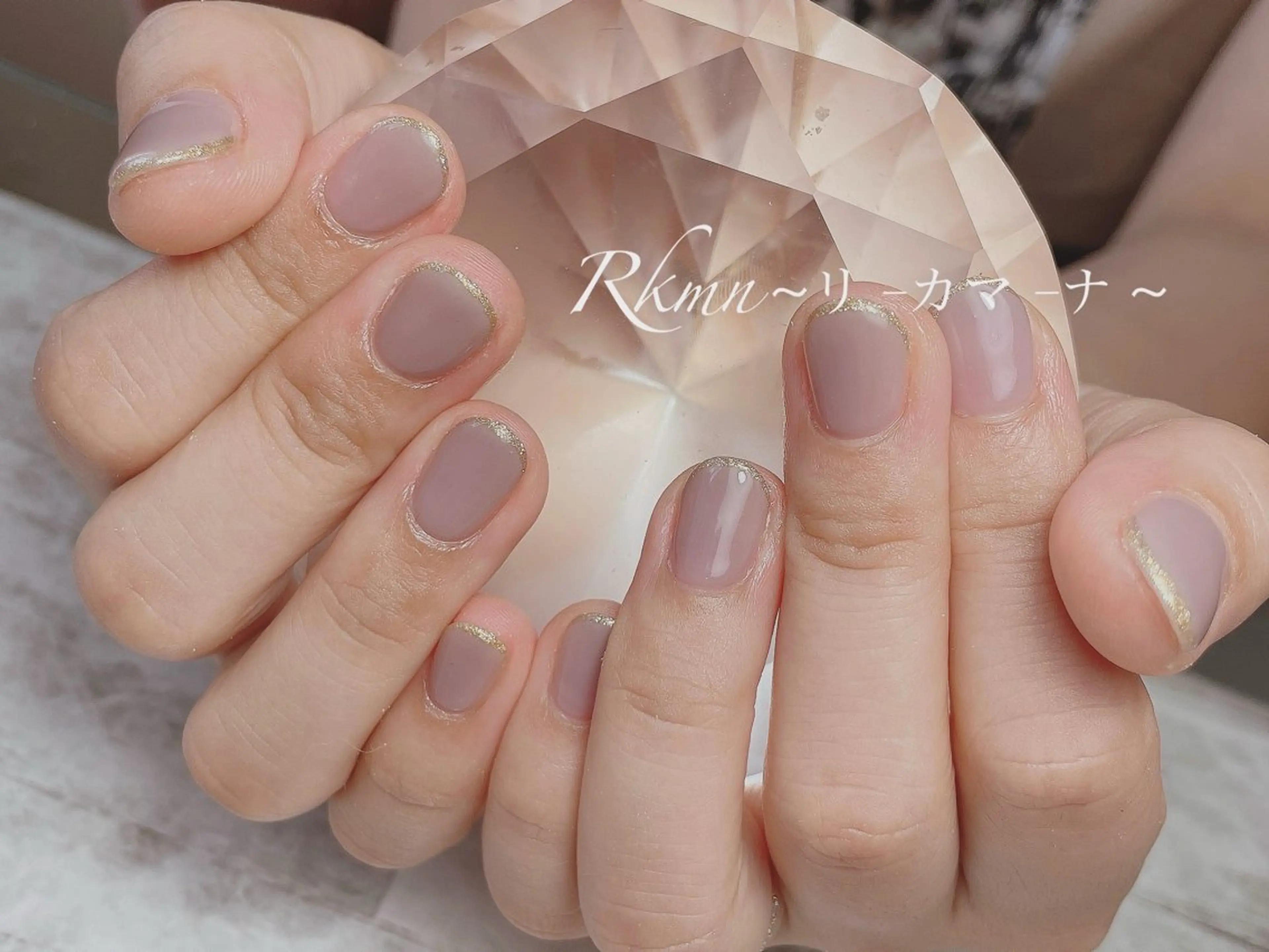 ネイル アートネイル ラメ(グリッター) 春ネイル ハンドネイル フットネイル ハンドケア Rkmn ~リ-カマ-ナ~のネイルデザイン