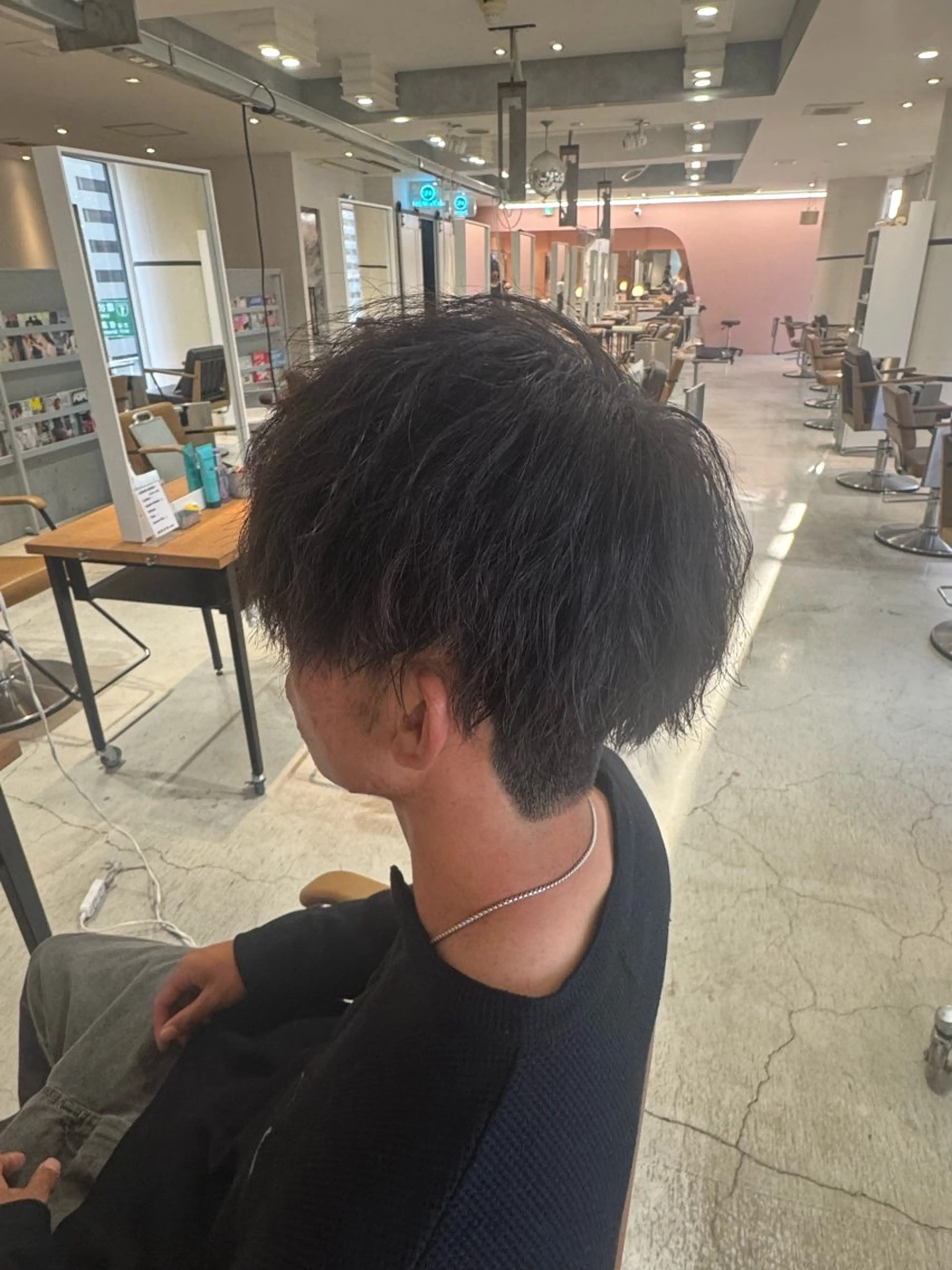 パーマ メンズ 🌶推しカラー RINA🌶´-のヘアスタイル