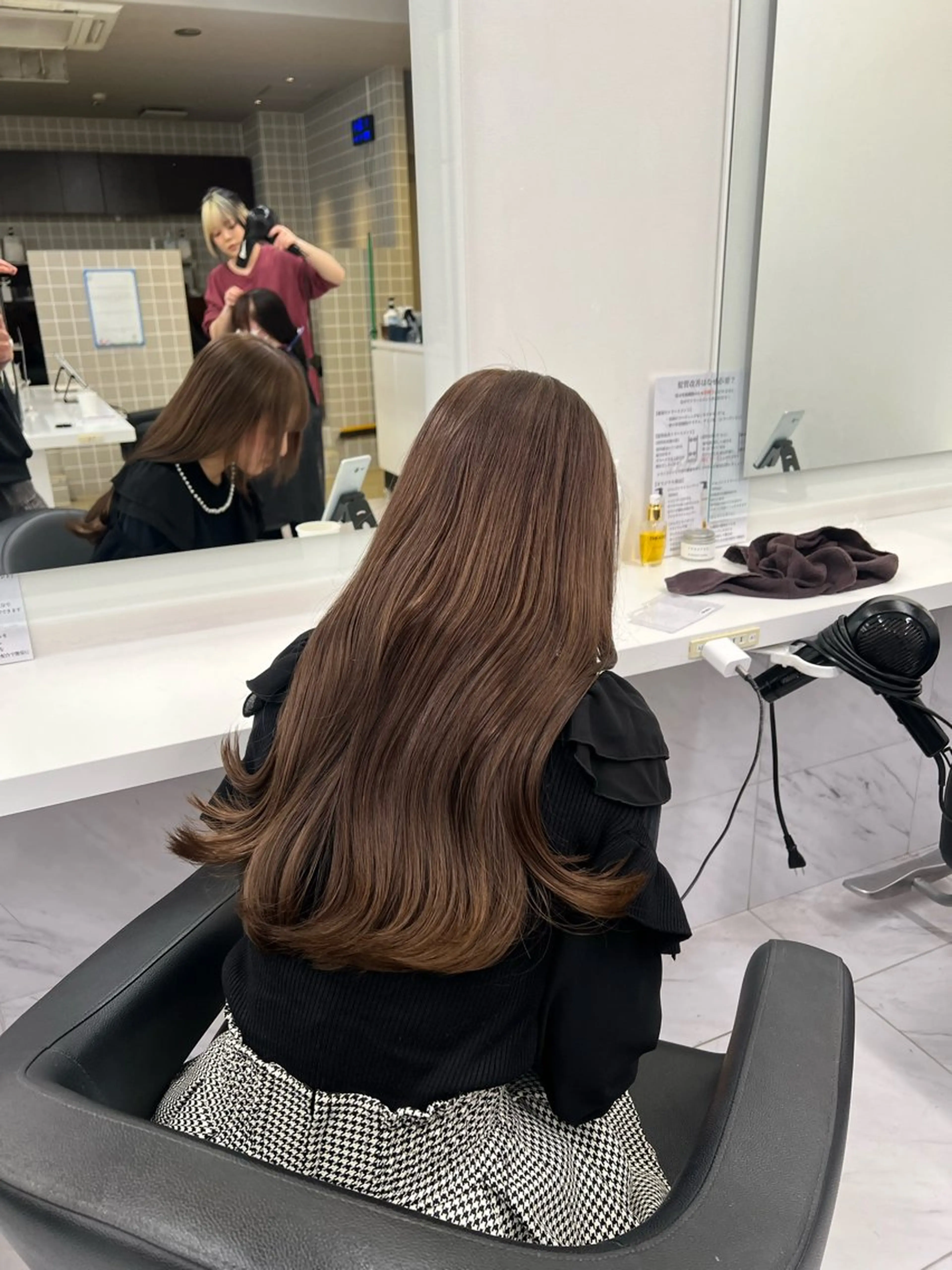 ロング カラー カット ヘアカラー 韓国レイヤーカット /REIのヘアスタイル