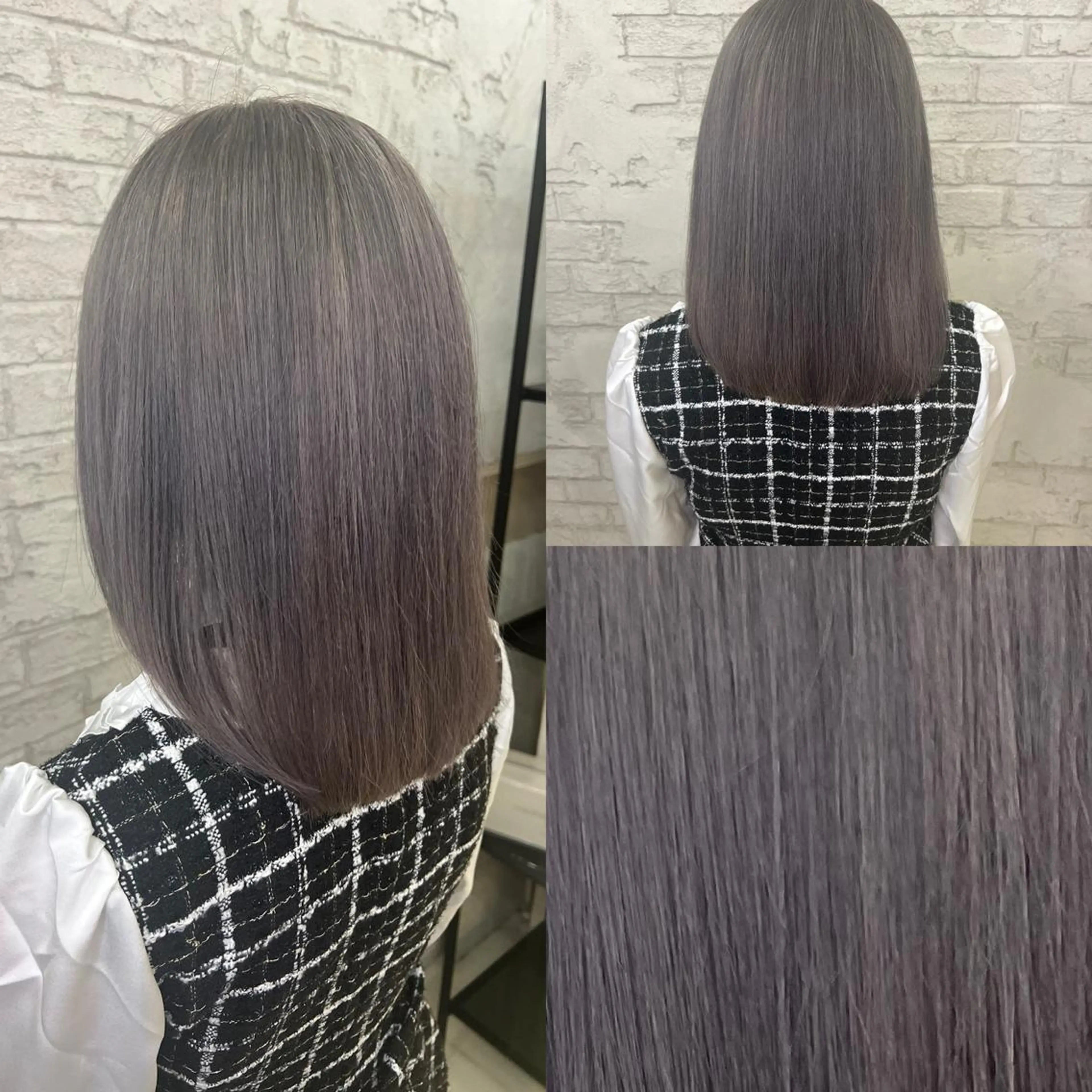 ミディアム カラー ヘアカラー エクステ＆艶カラー 🎀YURINA🎀のヘアスタイル