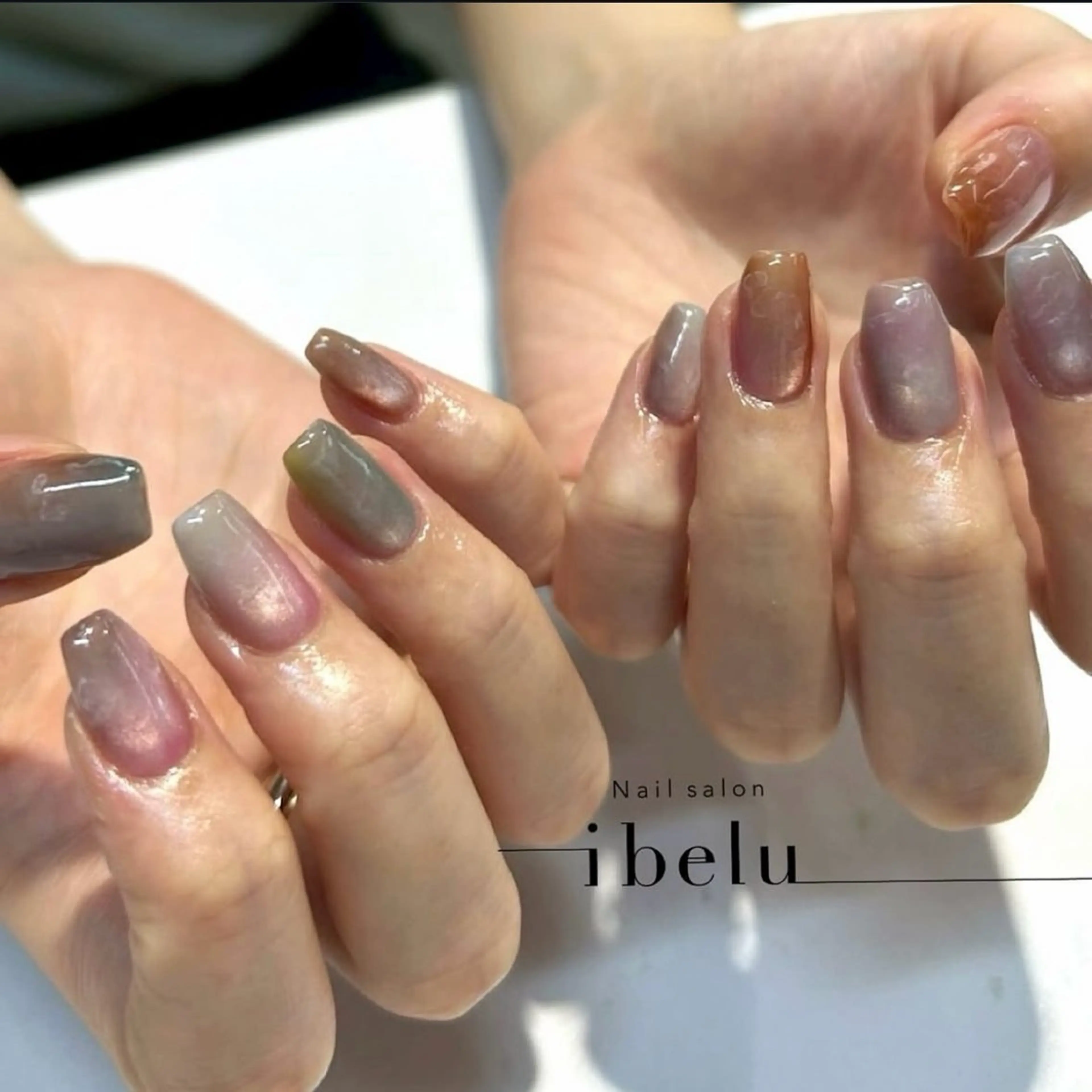 ネイル ハンドネイル 👻🩶 Rinaのネイルデザイン