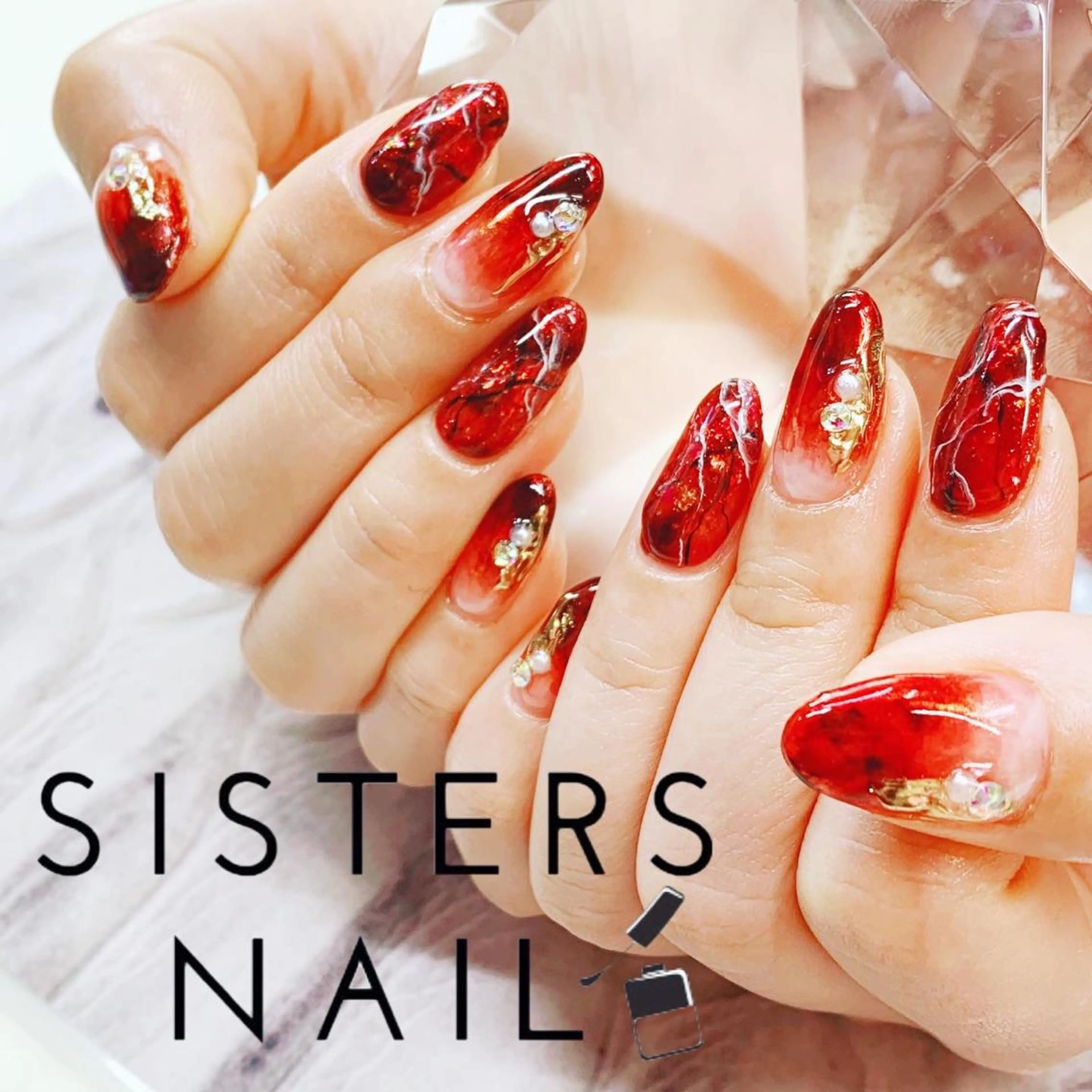 ネイル ハンドネイル ハンドケア sisters nail.fのネイルデザイン