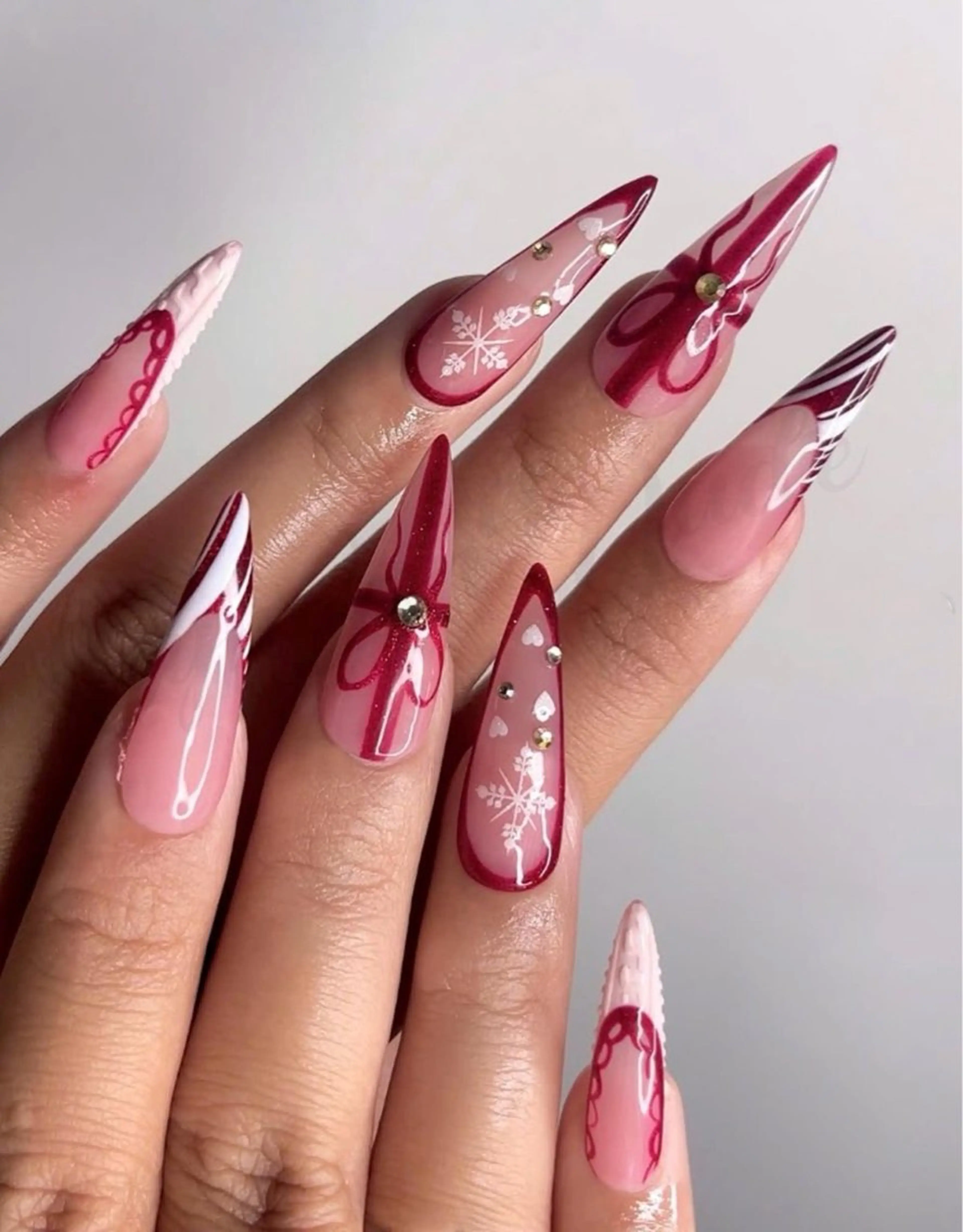 ネイル アートネイル 長さ出し ジェルネイル マグネットネイル ニュアンスネイル ハンドネイル Cloudy Chan Nailのネイルデザイン