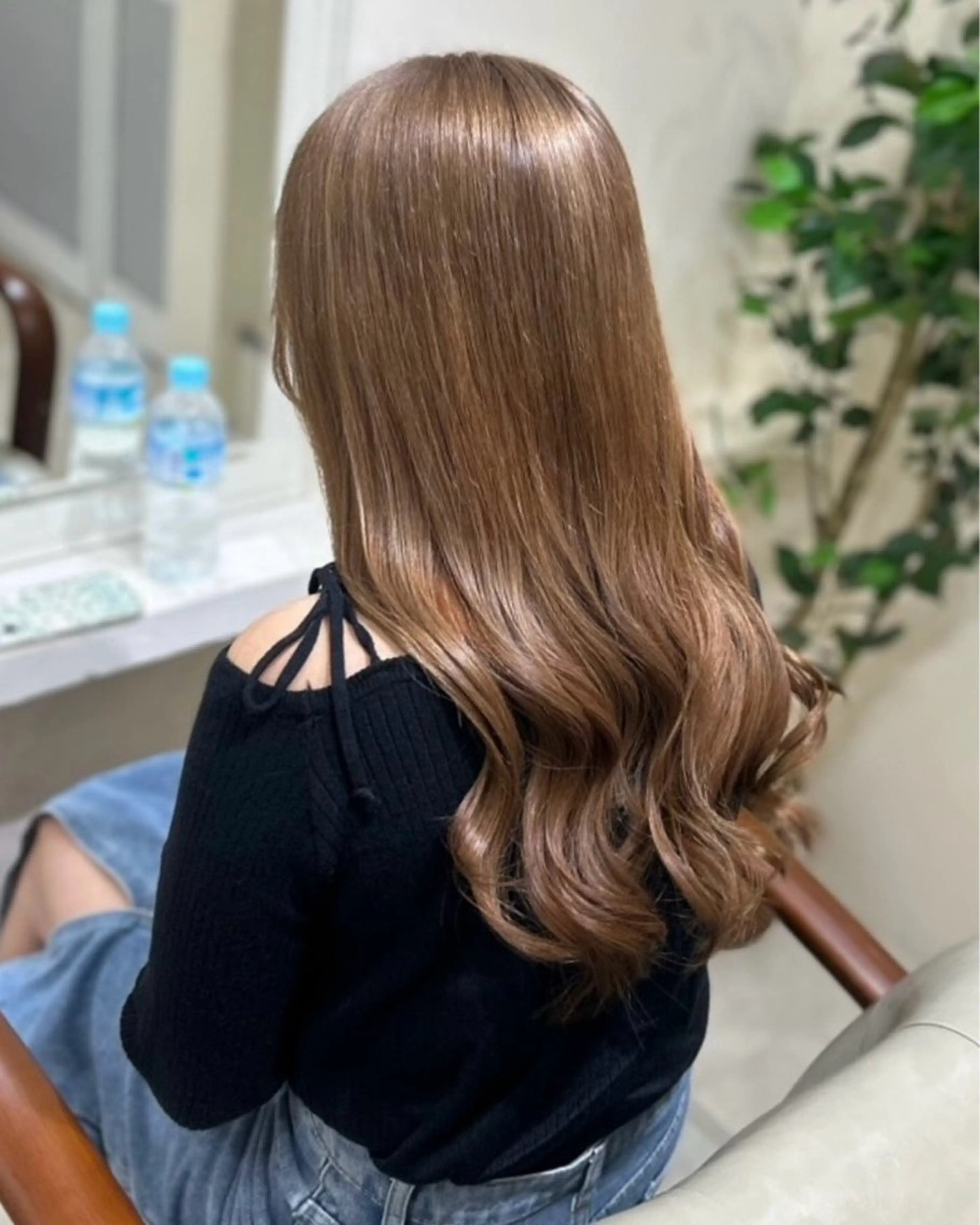 ロング ヘアカラー トリートメント carina✂️ ハイトーンカラー🤩のヘアスタイル