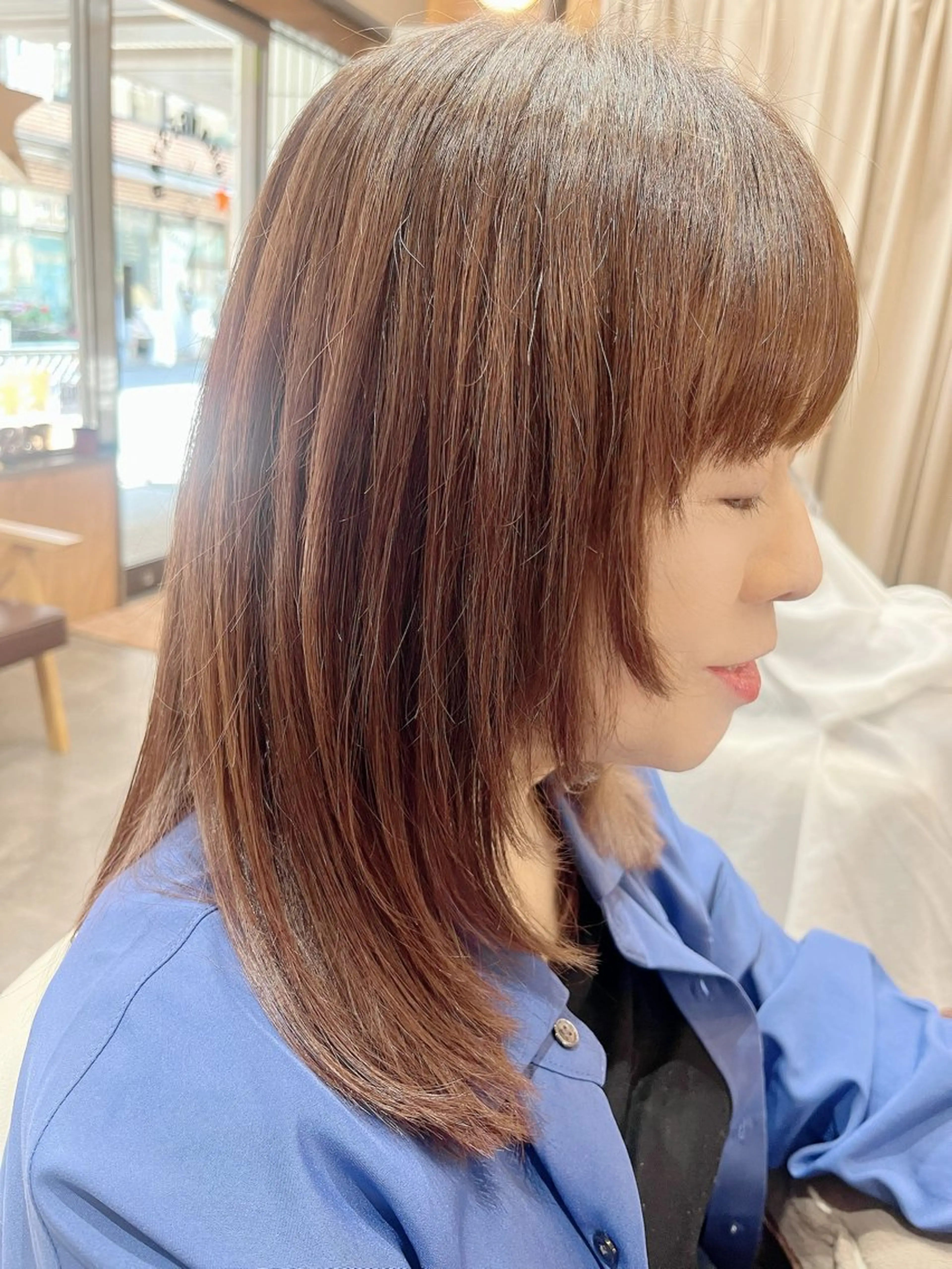 ミディアム 佐藤 未来のヘアスタイル