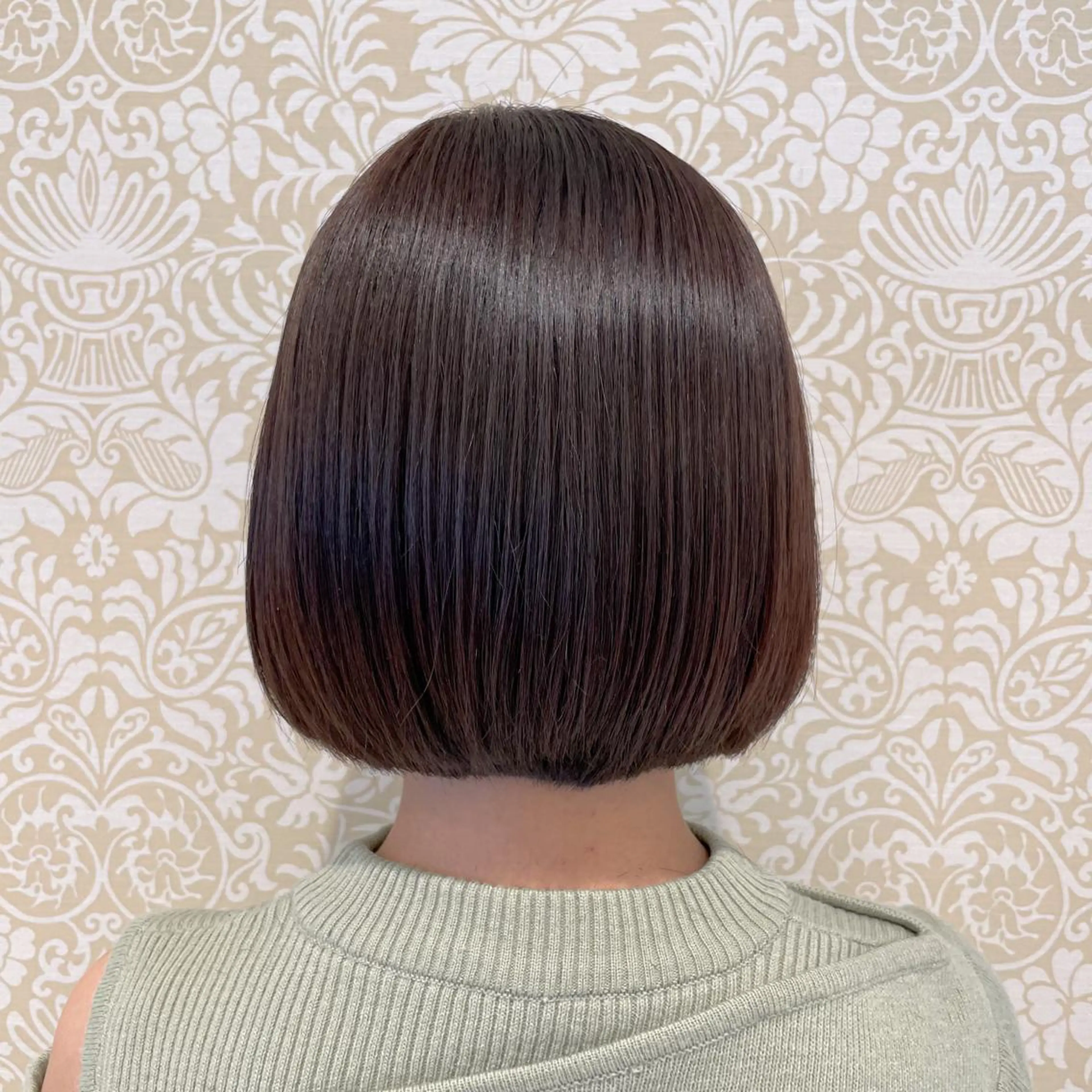 ミディアム パーマ 髪質改善カラー💎 オオネヨシナリのヘアスタイル