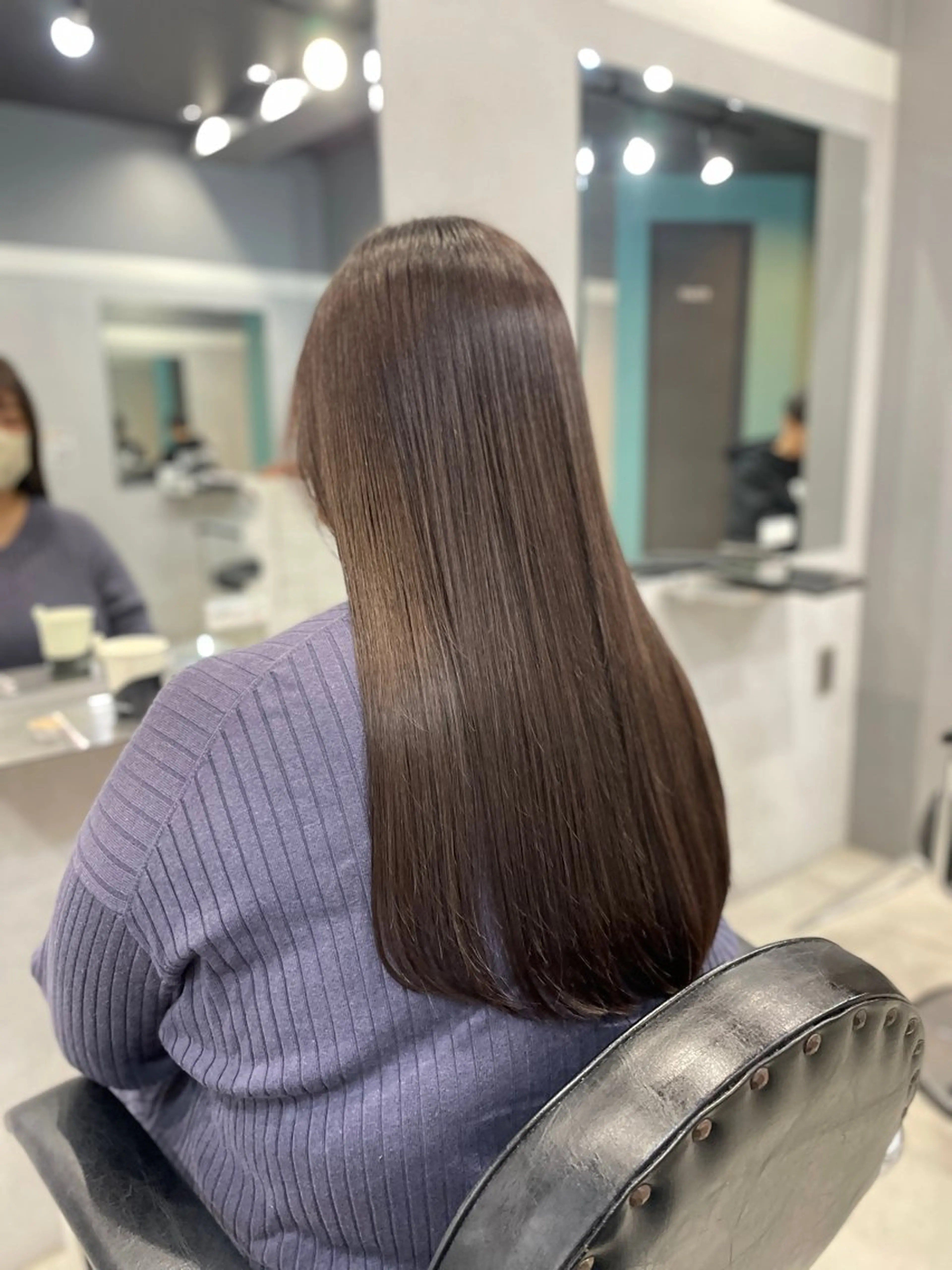 セミロング セミロングパーマ カット ヘアカラー トリートメント 🪐SOURCE 塚口　シマブクロ🪐のヘアスタイル