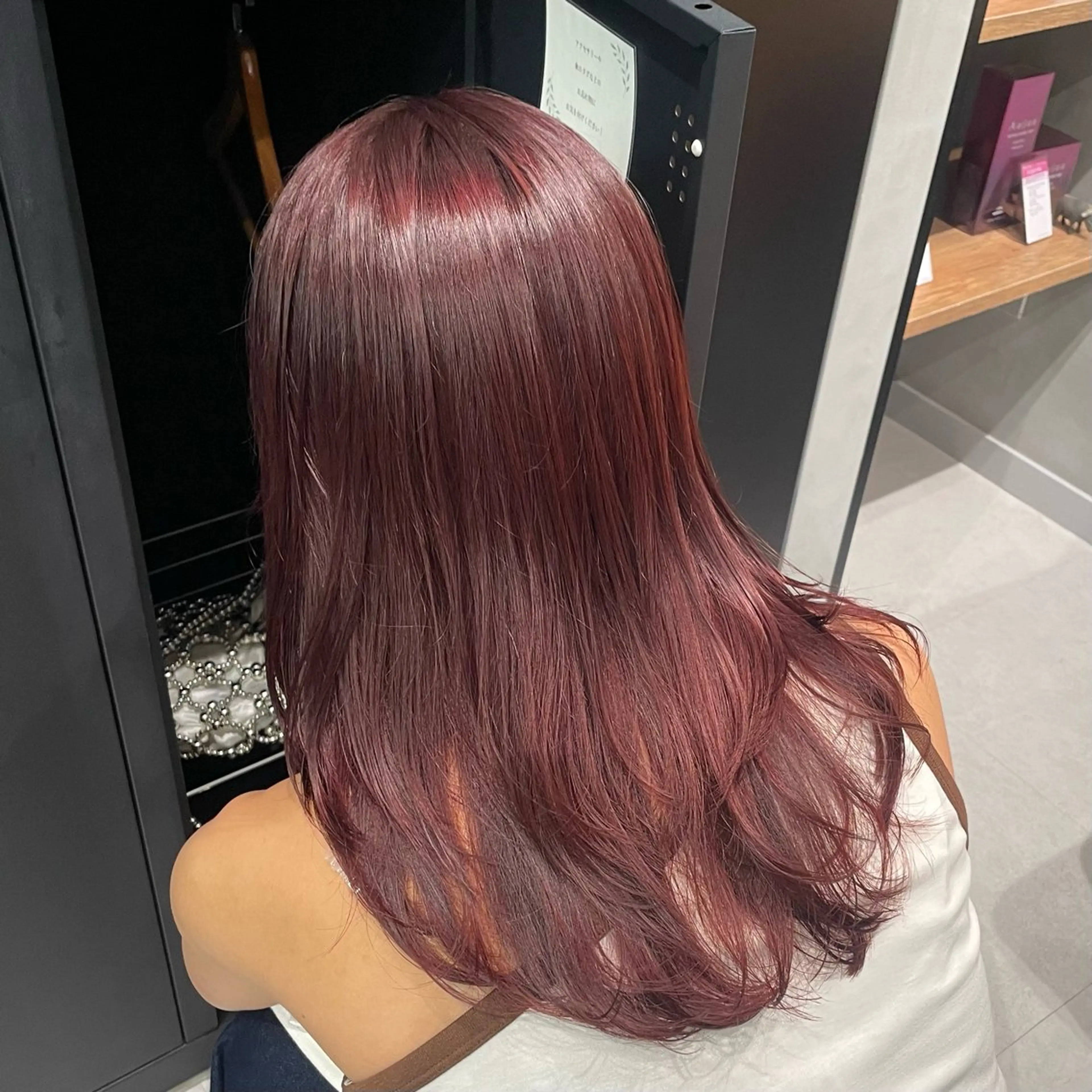 ロング カラー カット ヘアカラー トリートメント ヘッドスパ ヘアセット 暖色レイヤー 🥀REIRIのヘアスタイル