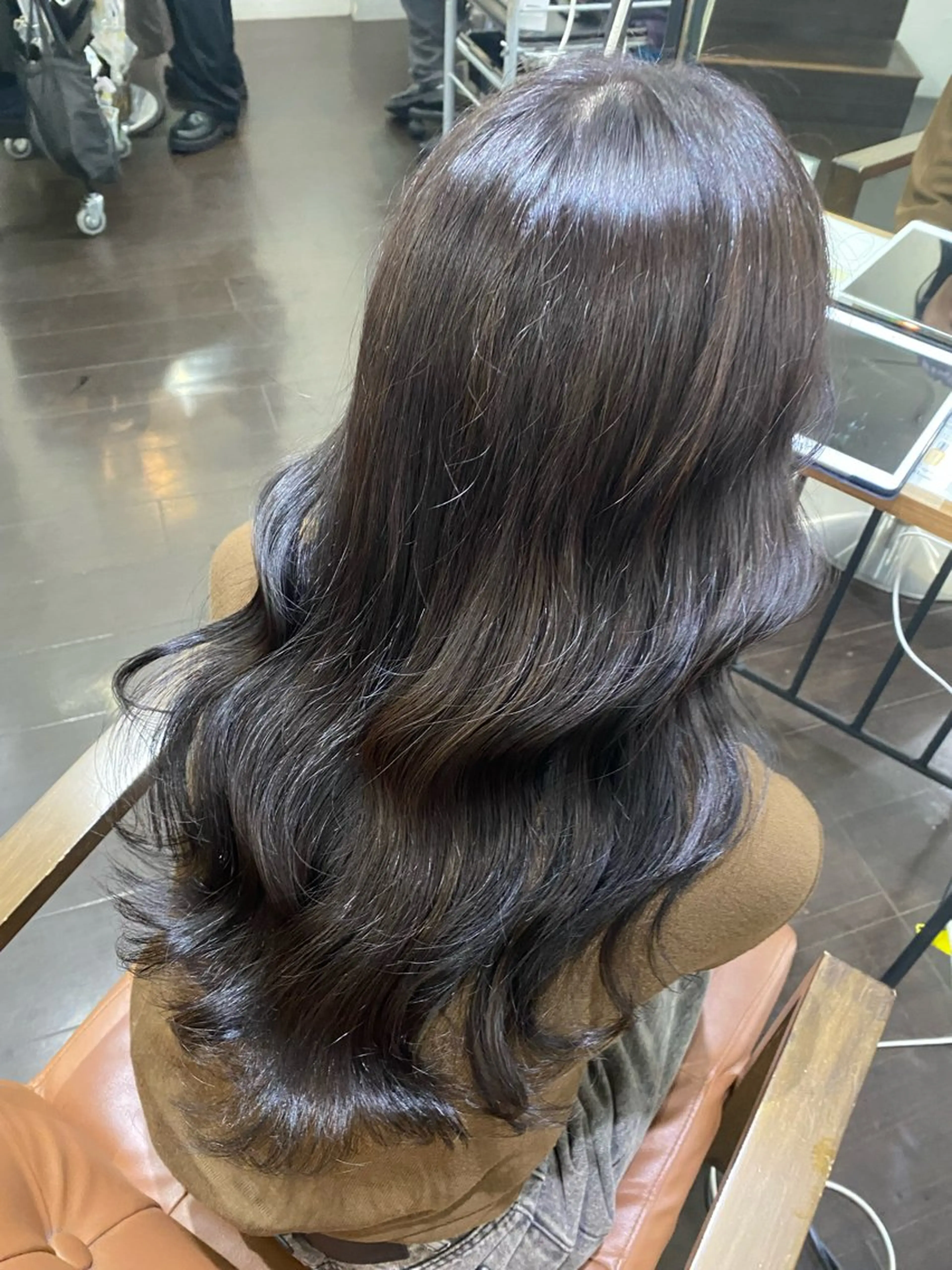 ロング カラー ヘアアレンジ 🍒ᩚ名駅/艶髪 縮毛矯正/あゆ🍒ᩚのヘアスタイル