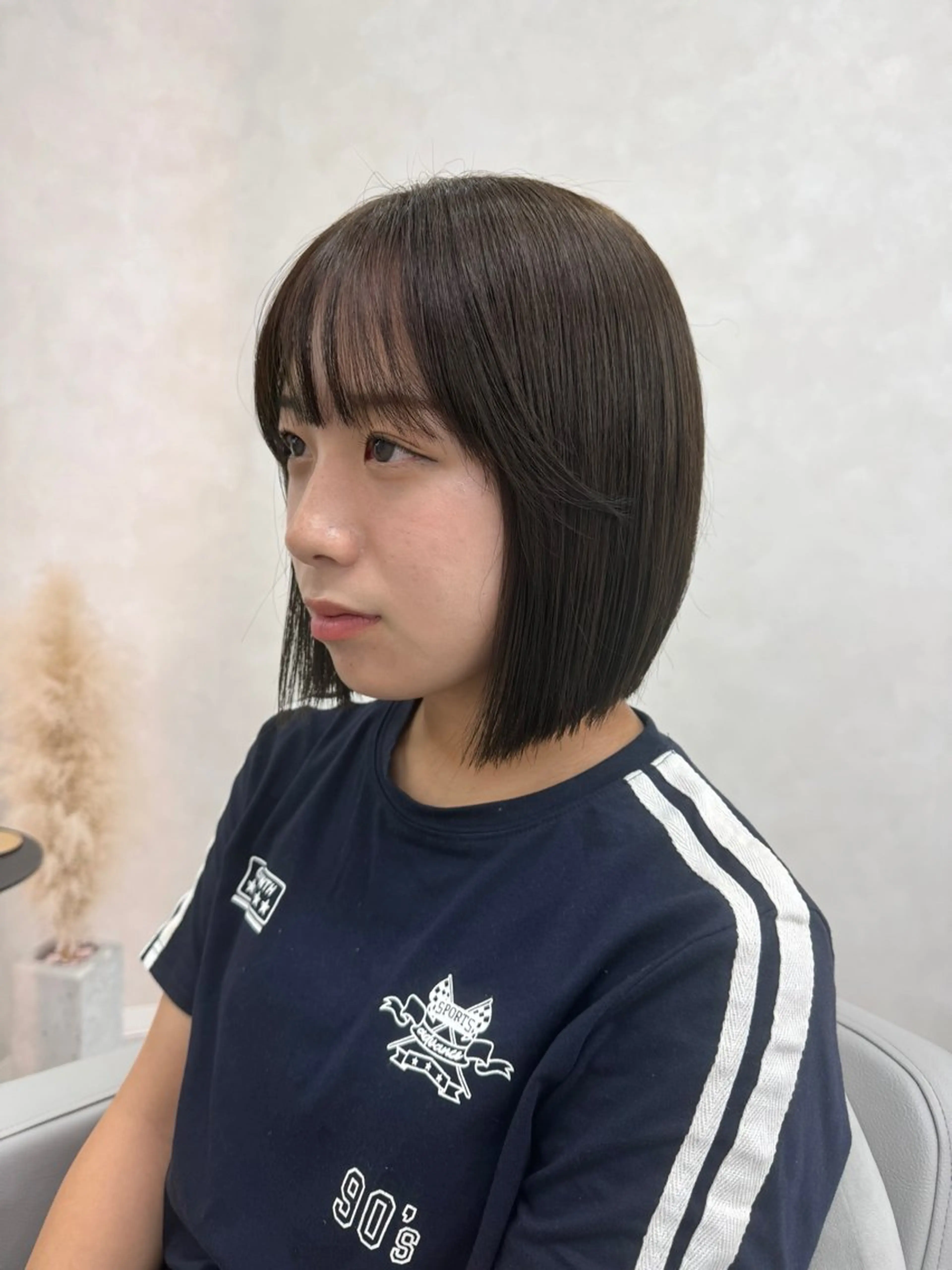 ショート カラー 切りっぱなしボブ ベージュカラー ブリーチ ブラウンカラー ダブルカラー 韓国ヘア特化🇰🇷 心斎橋【ユリカ】のヘアスタイル