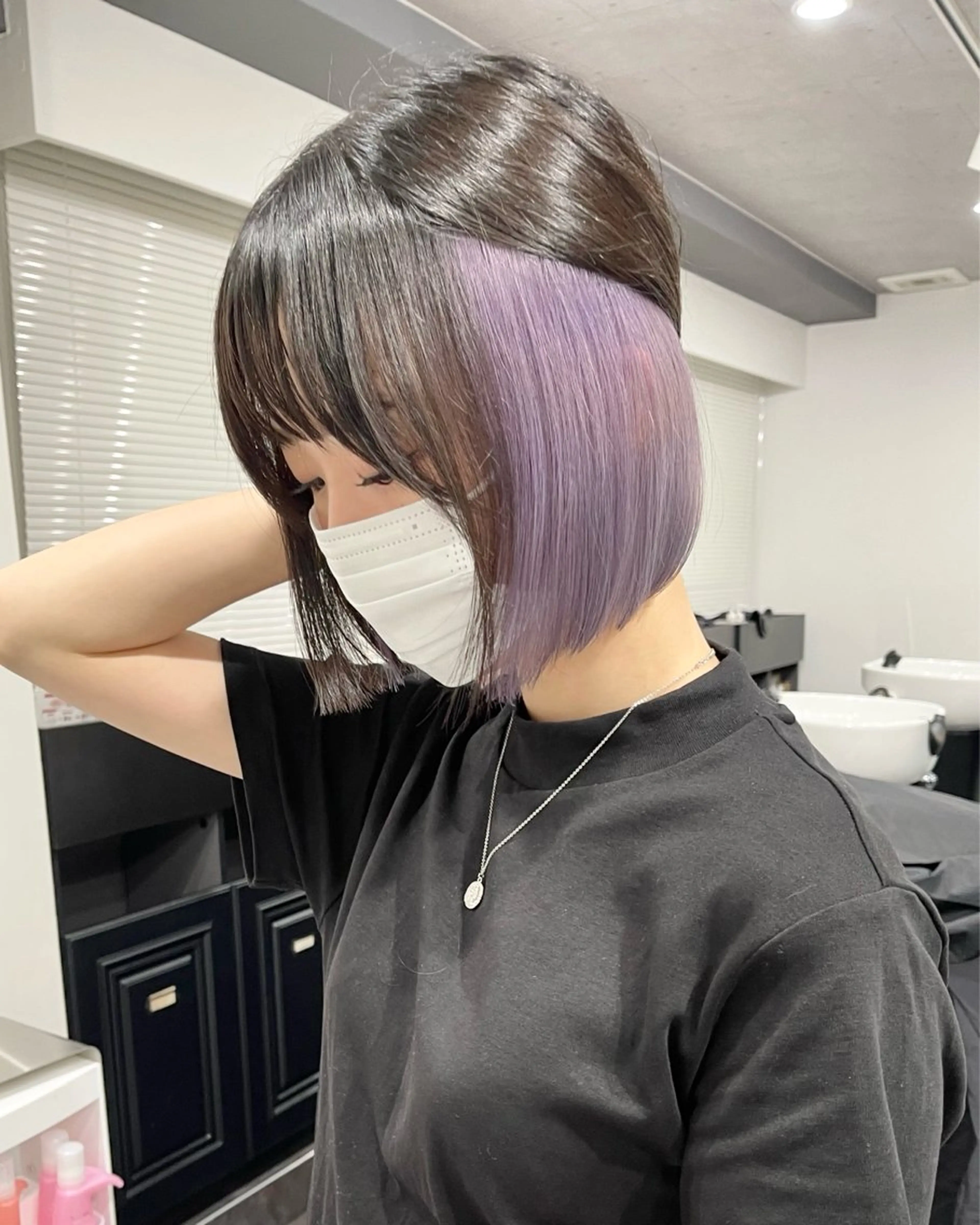 ミニモ新規限定‼️インナーカラー🌟ブリーチ＋カラーの写真