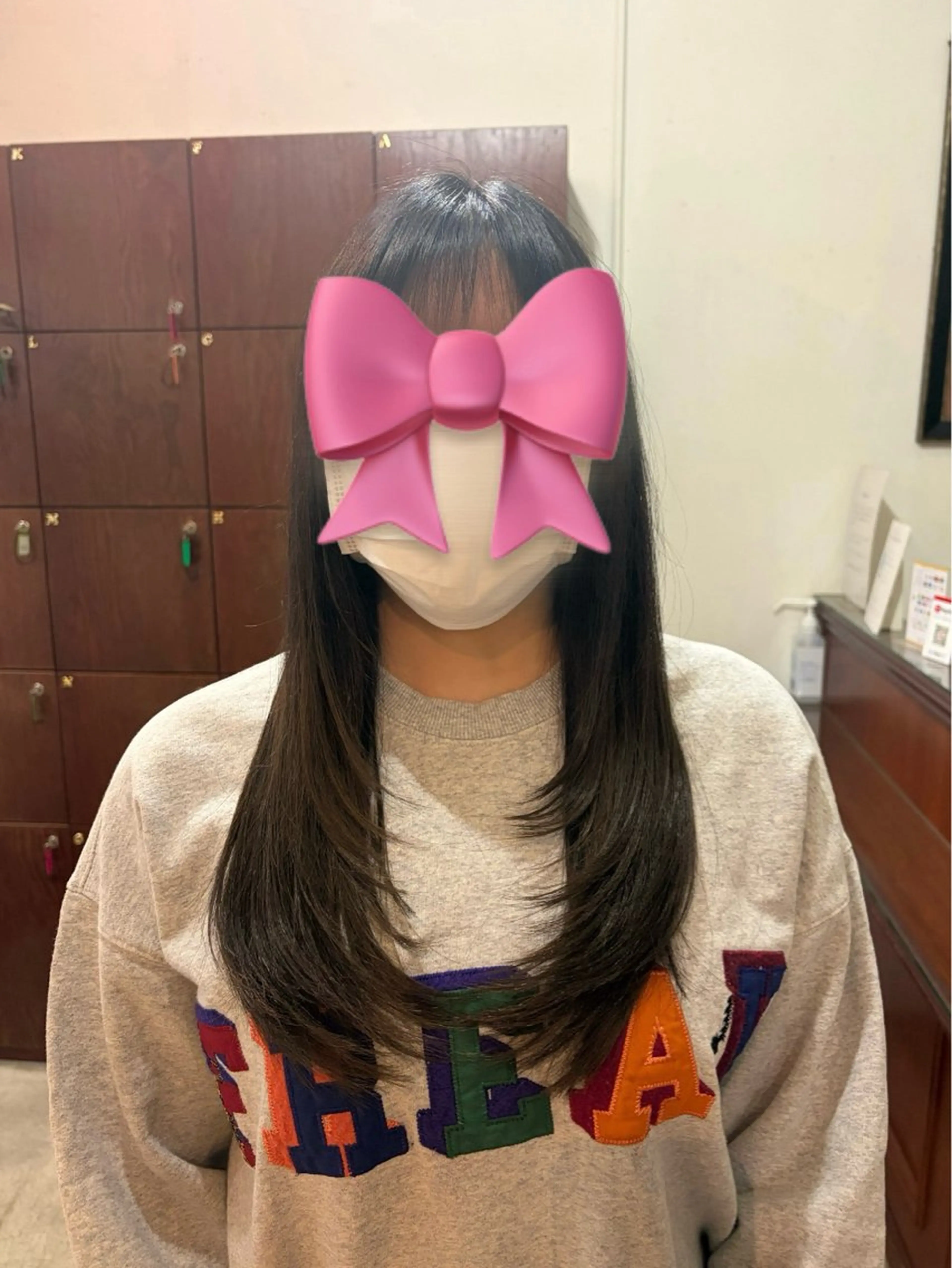 ロング 顔周りカット レイヤーカット 佐藤 優芽香のヘアスタイル