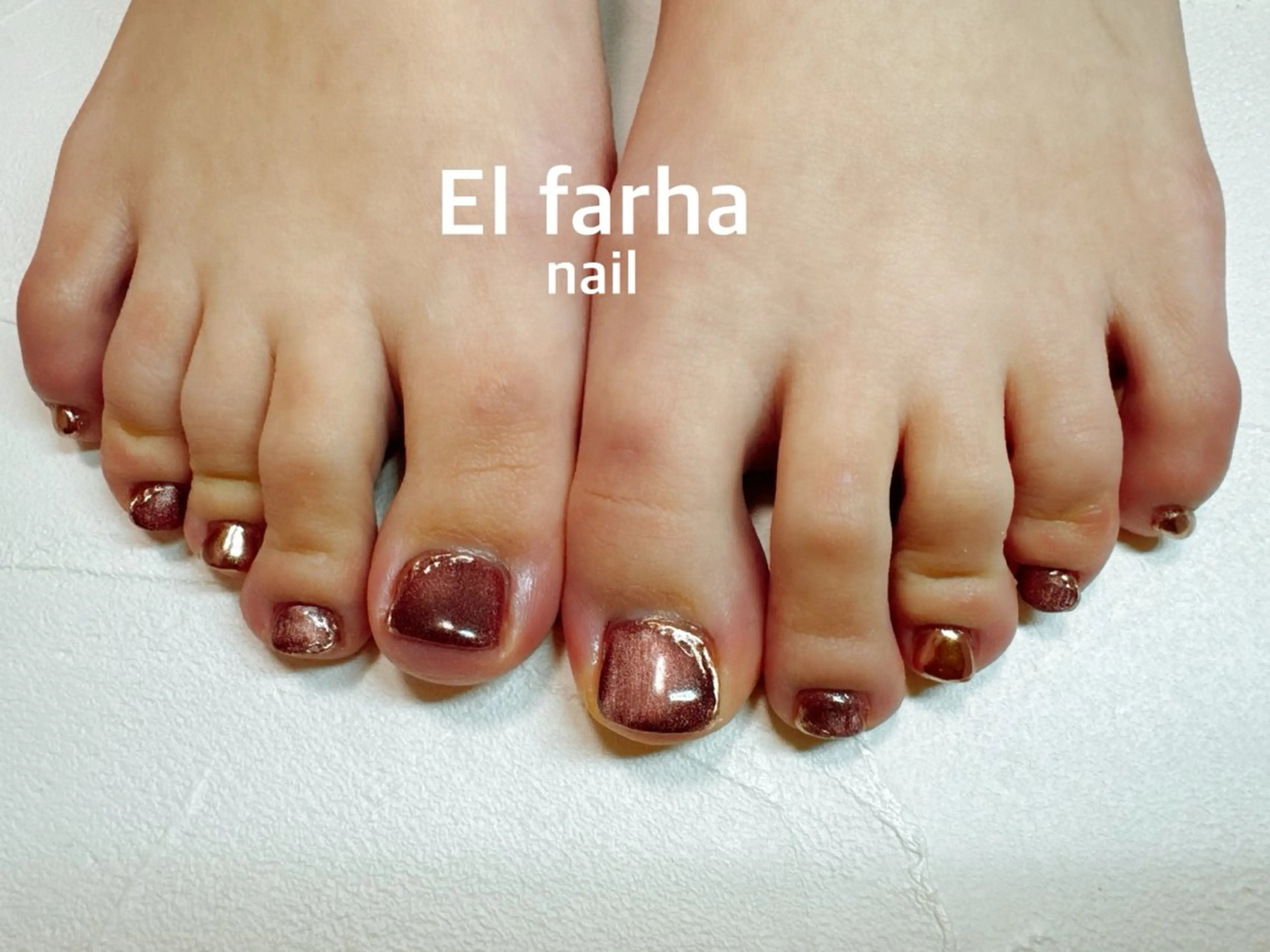 ネイル フットネイル El  Farha nailのネイルデザイン