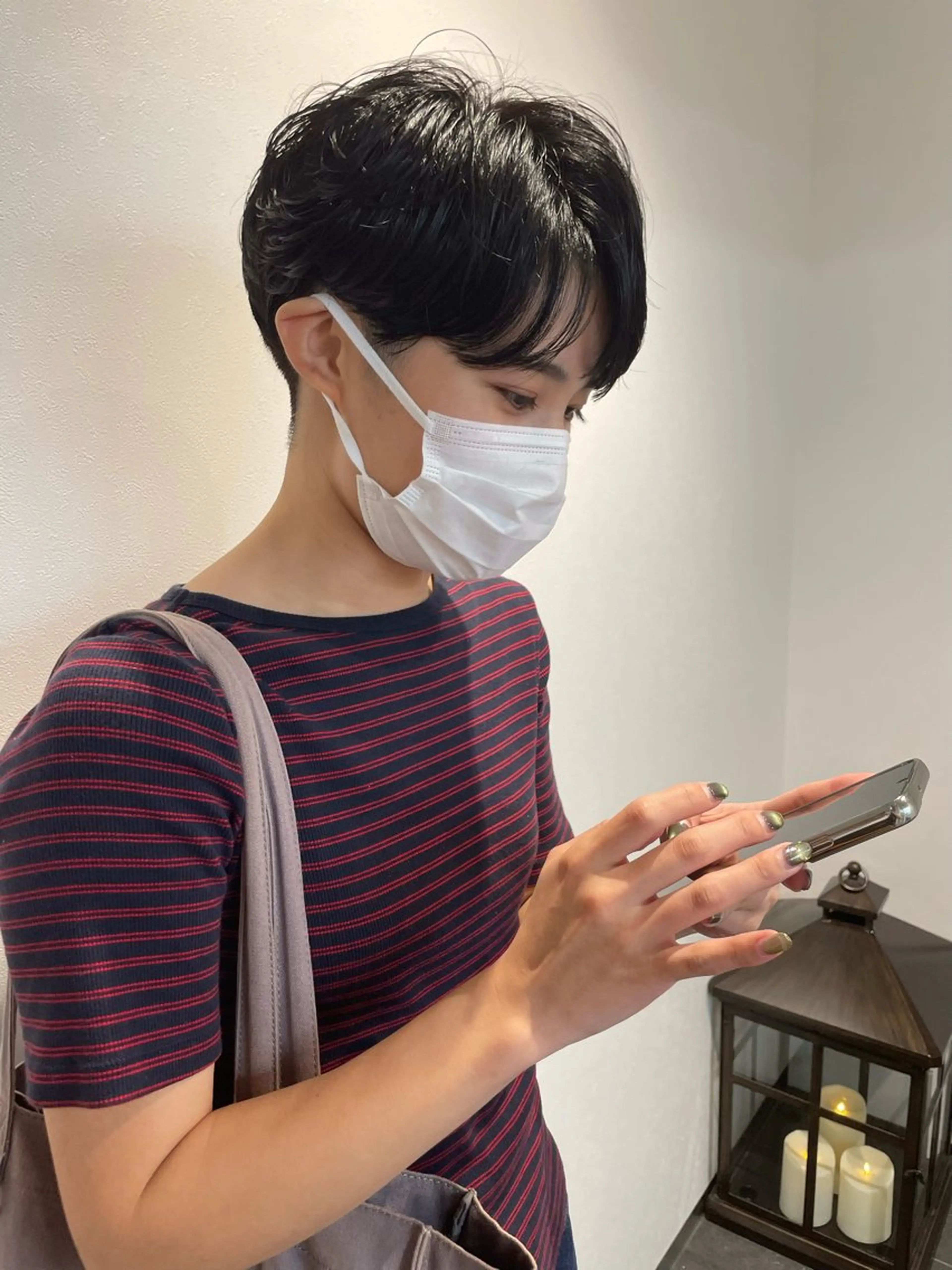 ショート ボブ レイヤーカット ショートヘア 縮毛矯正 ウルフカット カット パーマ ショート/ボブ/ パーマ/井上のヘアスタイル