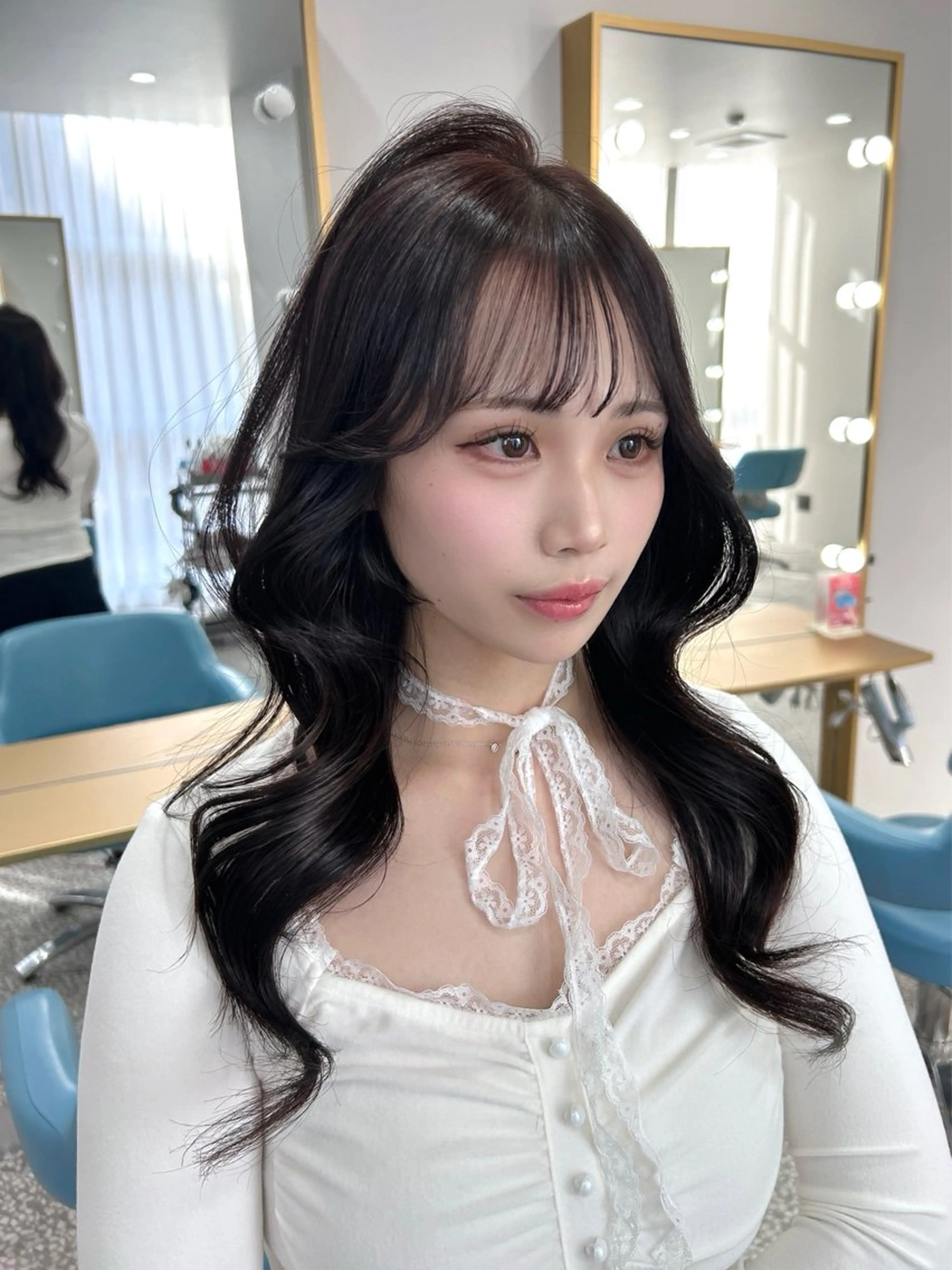 セミロング 荒木 桜のヘアスタイル