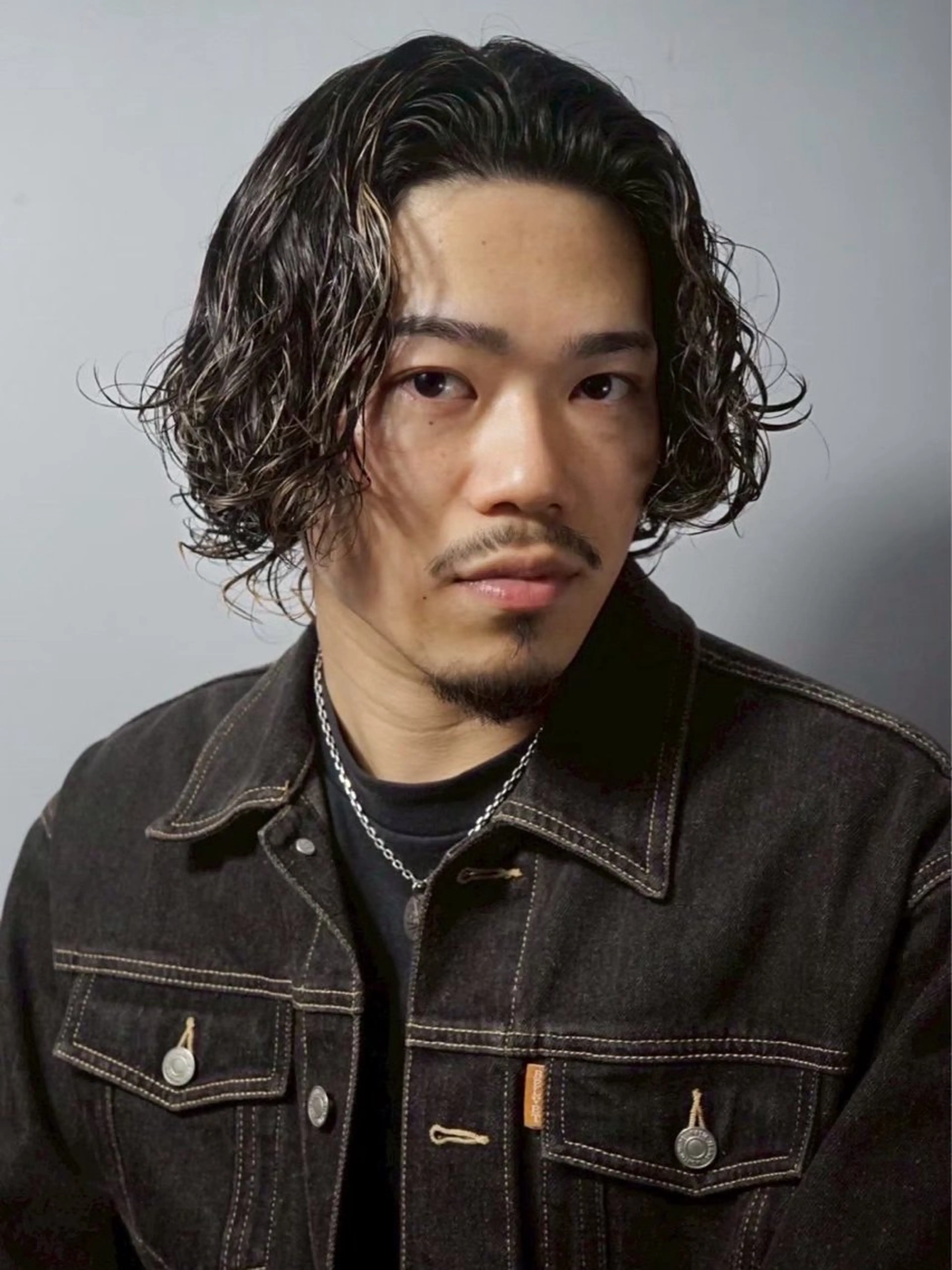 ロング パーマ メンズ 佐藤 笑夢のヘアスタイル