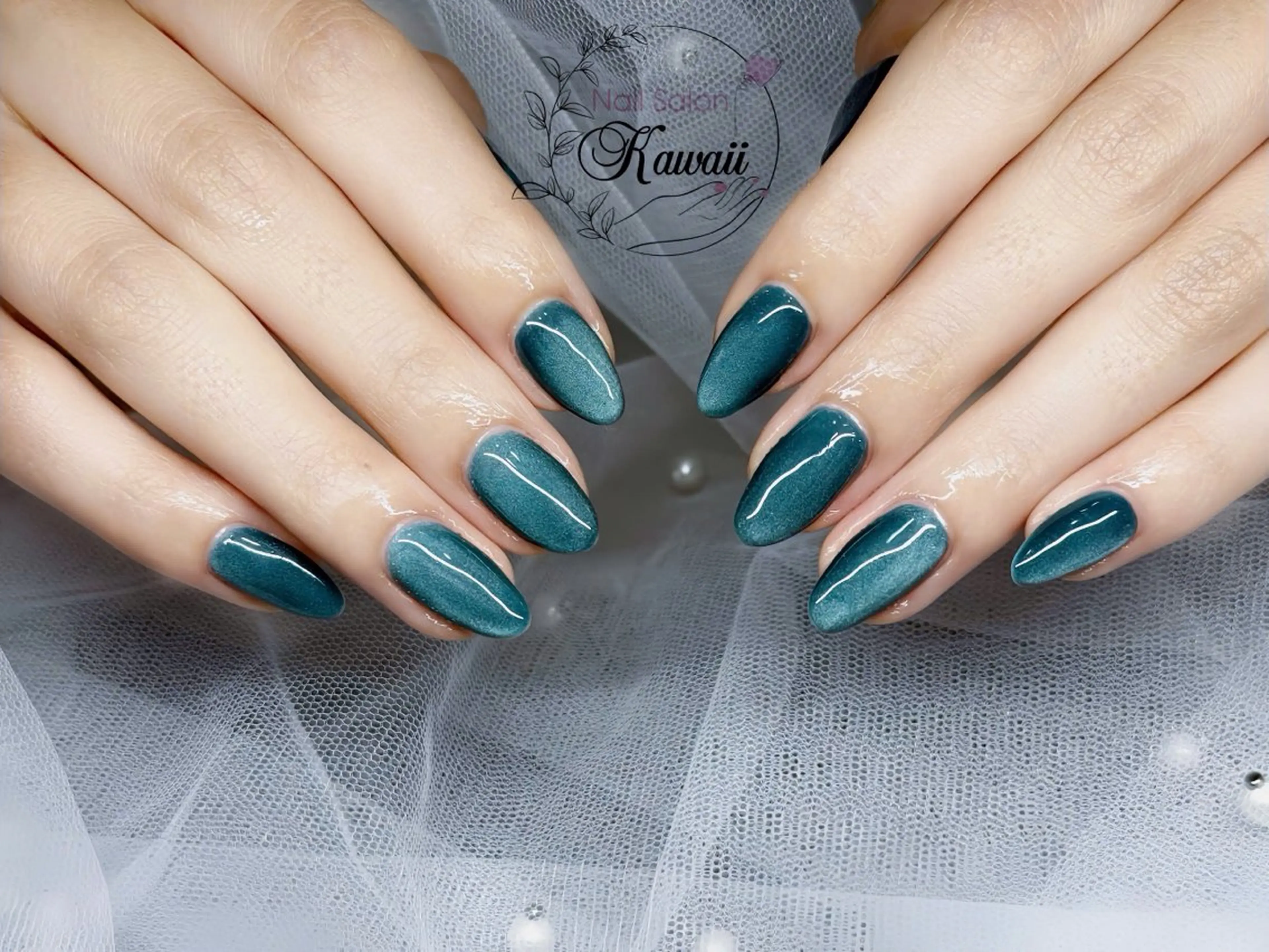 ネイル アートネイル 長さ出し フットネイル フレンチネイル ジェルネイル Kawaii Nail Salon所属・YURI NAIL NARITAのネイルデザイン