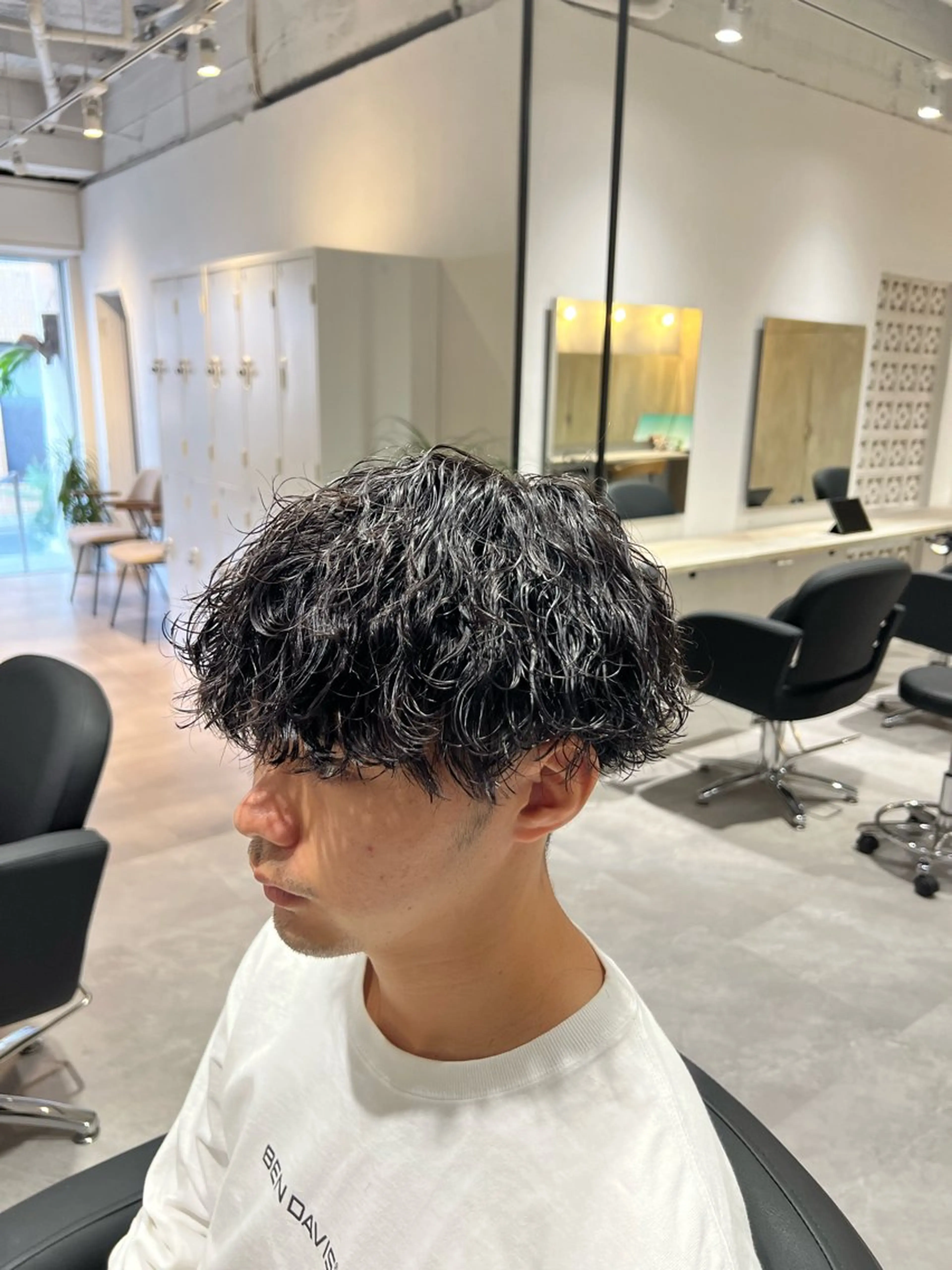 💈カット+波巻きパーマ🌊の写真