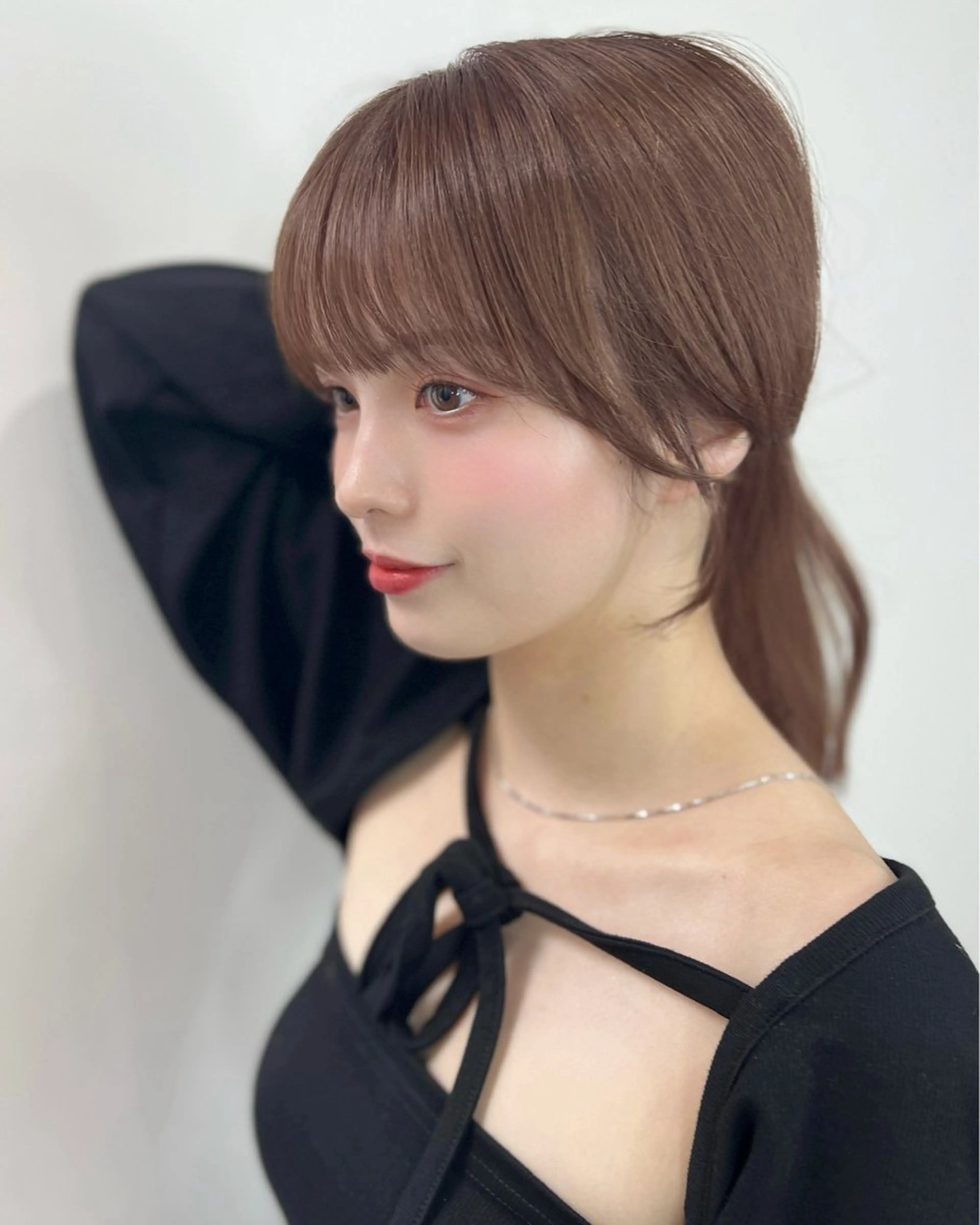 ロング カラー ヘアアレンジ 顔周りカット 小顔カット 顔まわり職人🇰🇷 韓国ヘア/KAITOのヘアスタイル