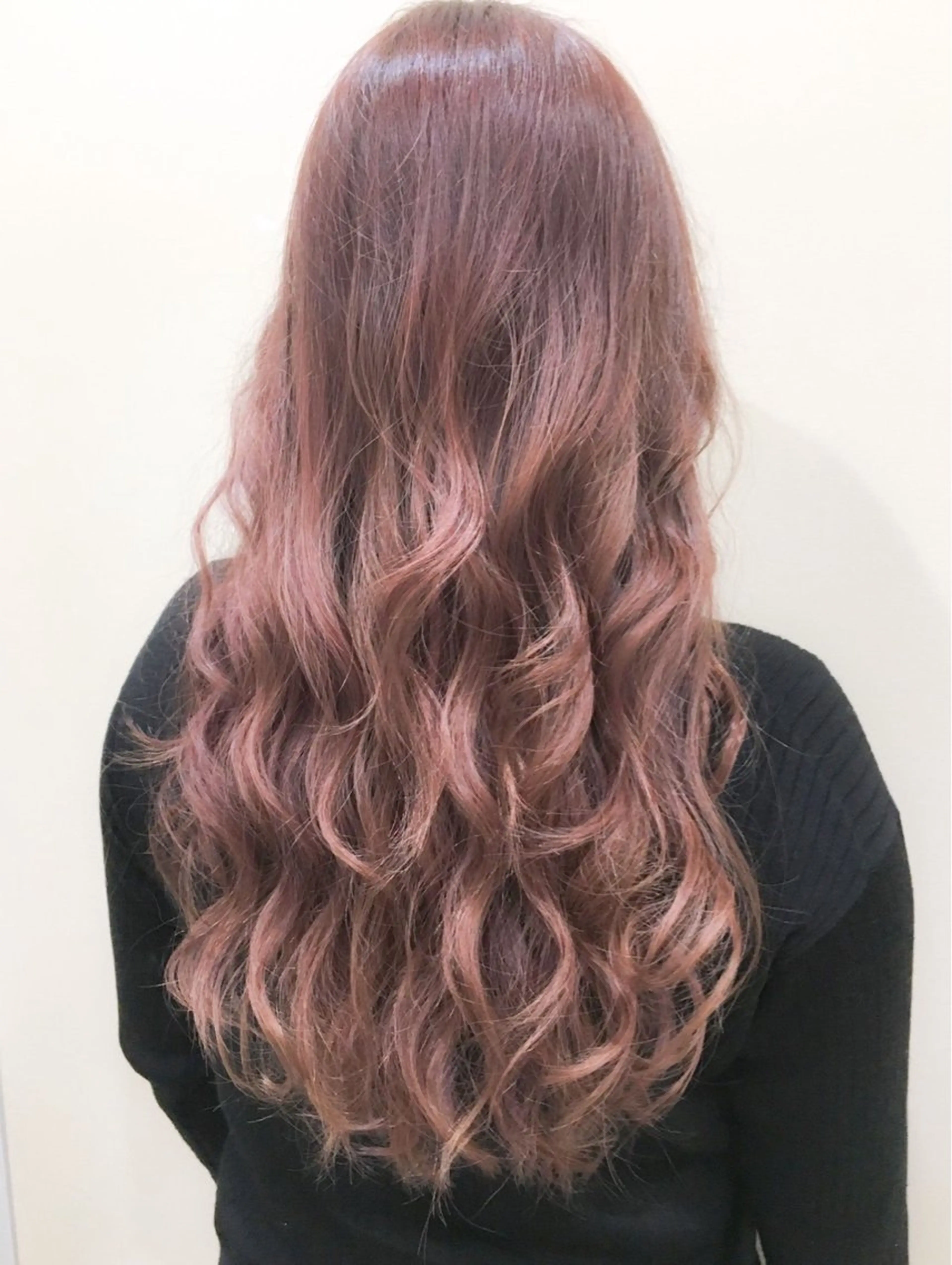 ロング カラー ヘアカラー トリートメント stylist/ボブ ことの/韓国レイヤーのヘアスタイル