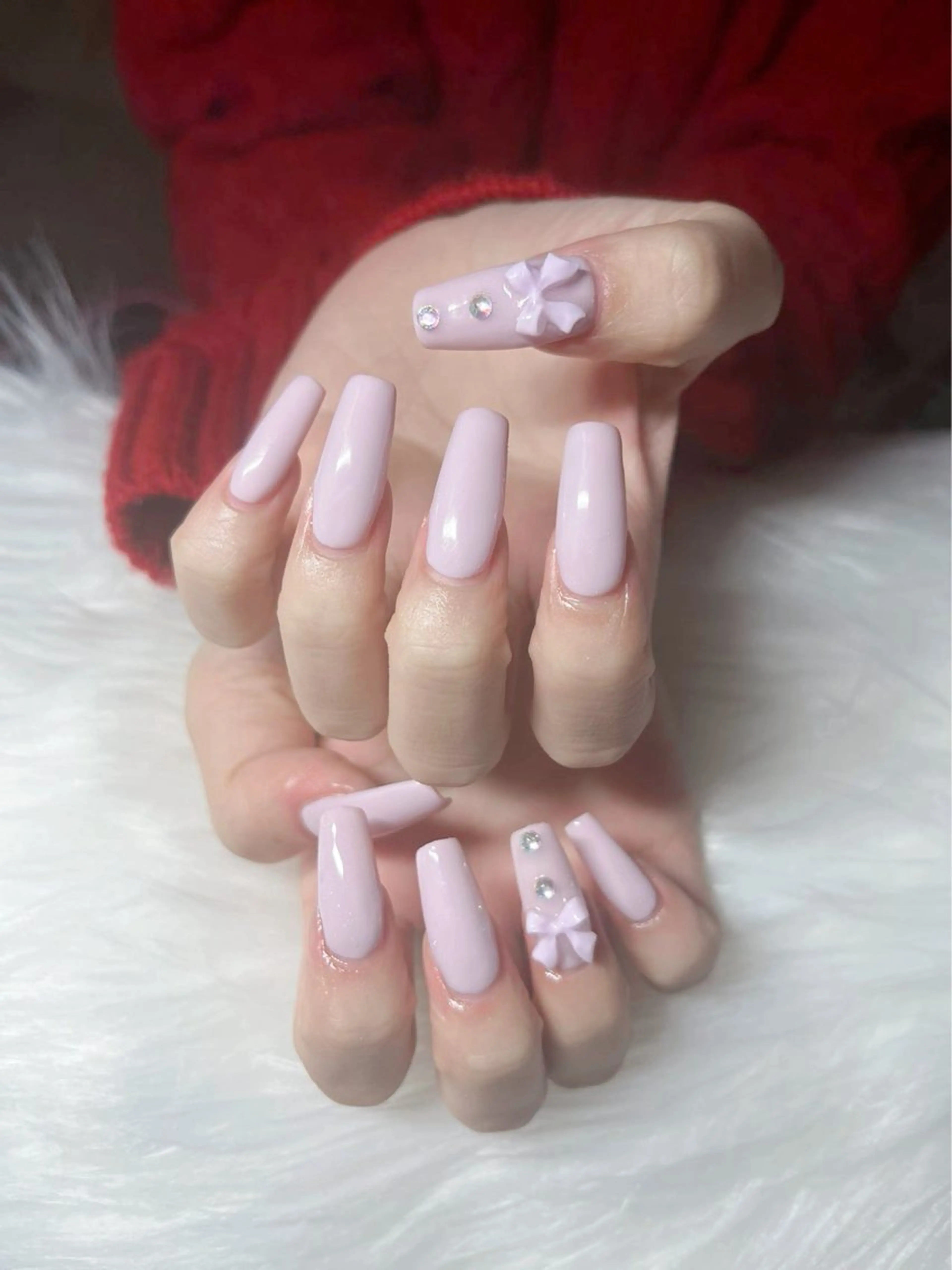 400色選べるワンカラー、ラメカラー+2本アート(シールまたはパーツokの写真