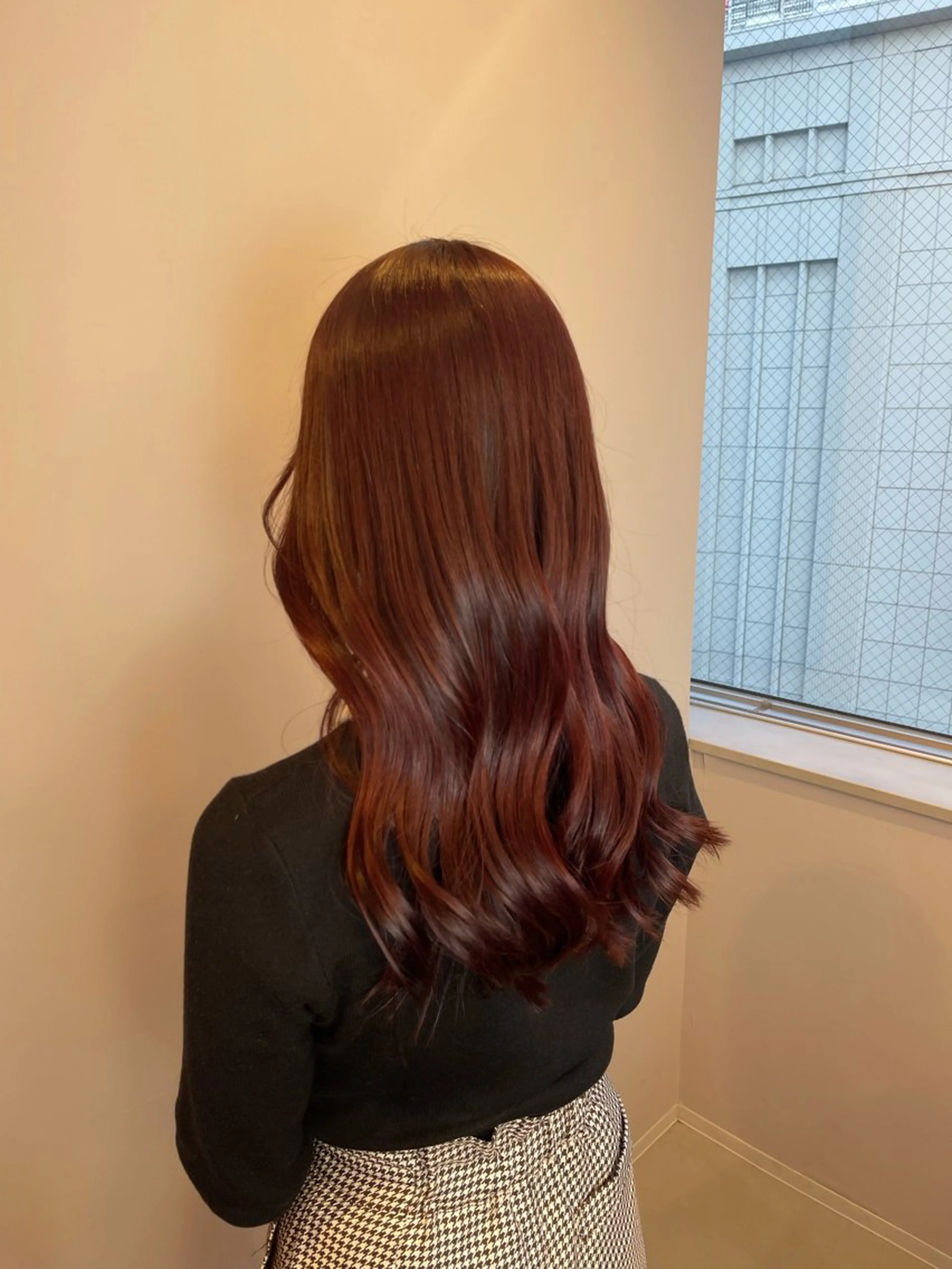 ロング カラー ブラウンカラー レッドカラー レッドブラウン カット ヘアカラー トリートメント more栄所属・透明感カラー/艶髪/ エクステ/HIROのヘアスタイル