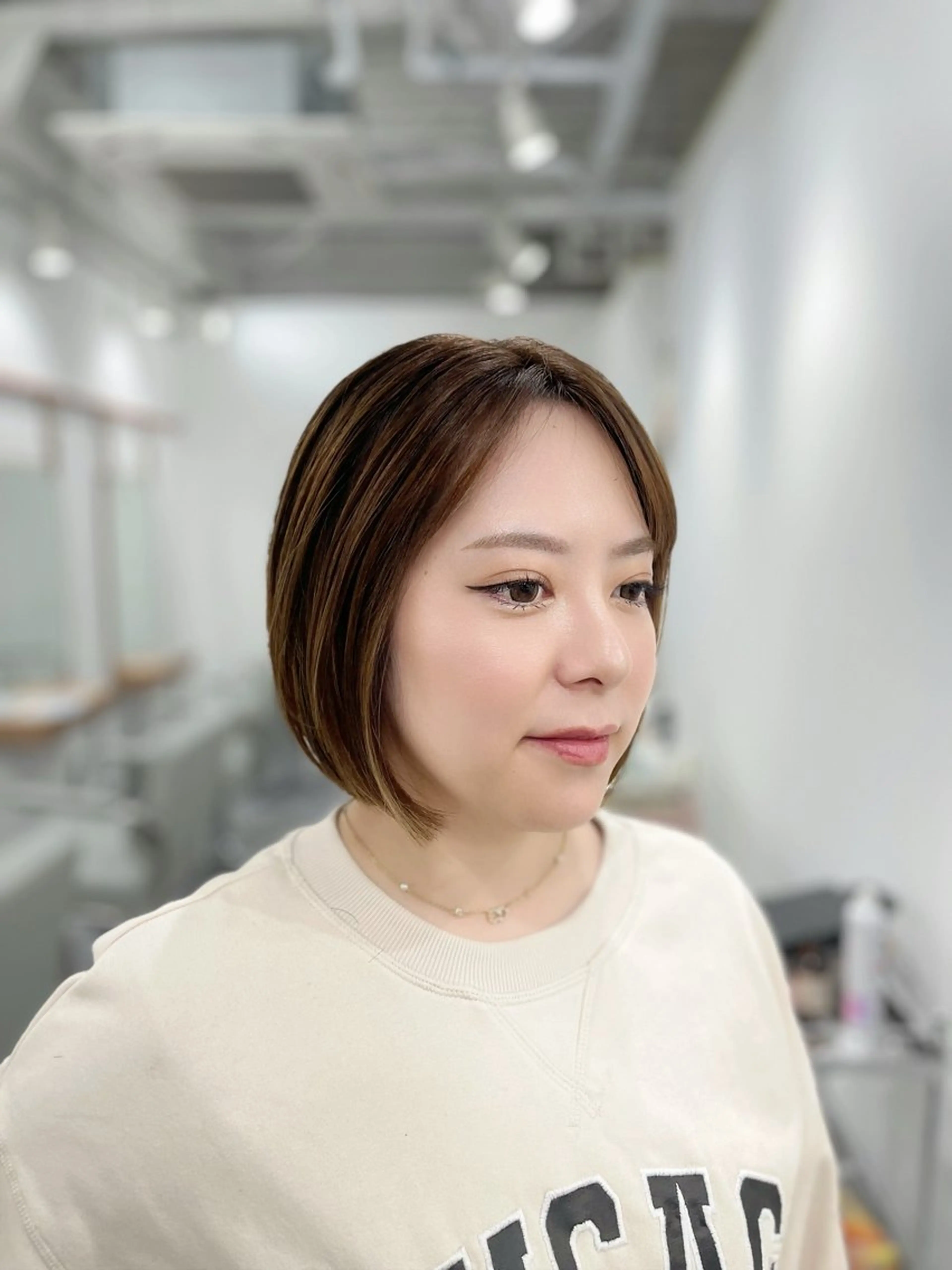 ショート ボブ カット トリートメント 🍏レイヤーカット/ 春日井🍏鵜飼元喜のヘアスタイル