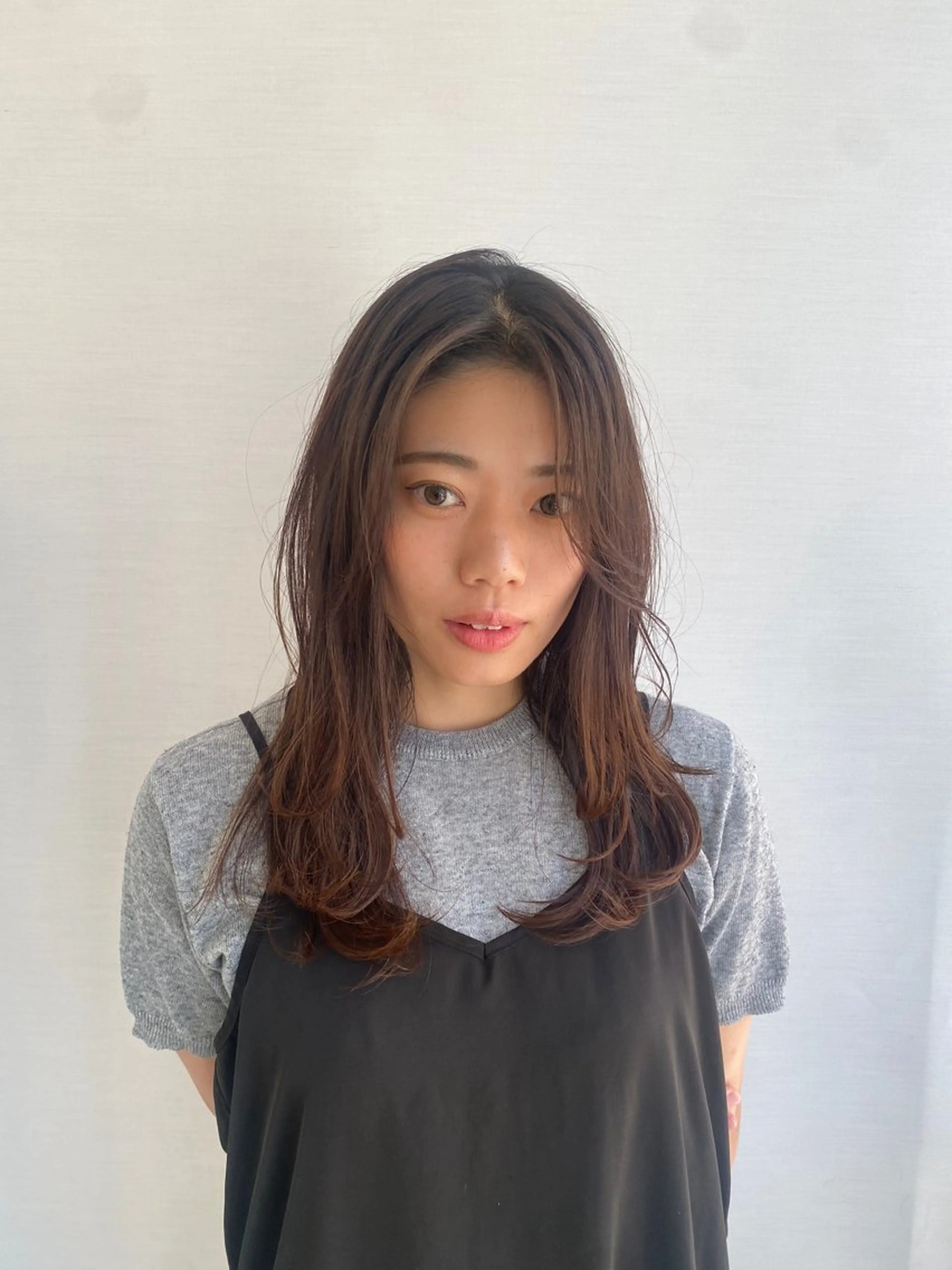 セミロング ヘアアレンジ まつ毛パーマ 🫧kaede🫧のマツエク・マツパデザイン