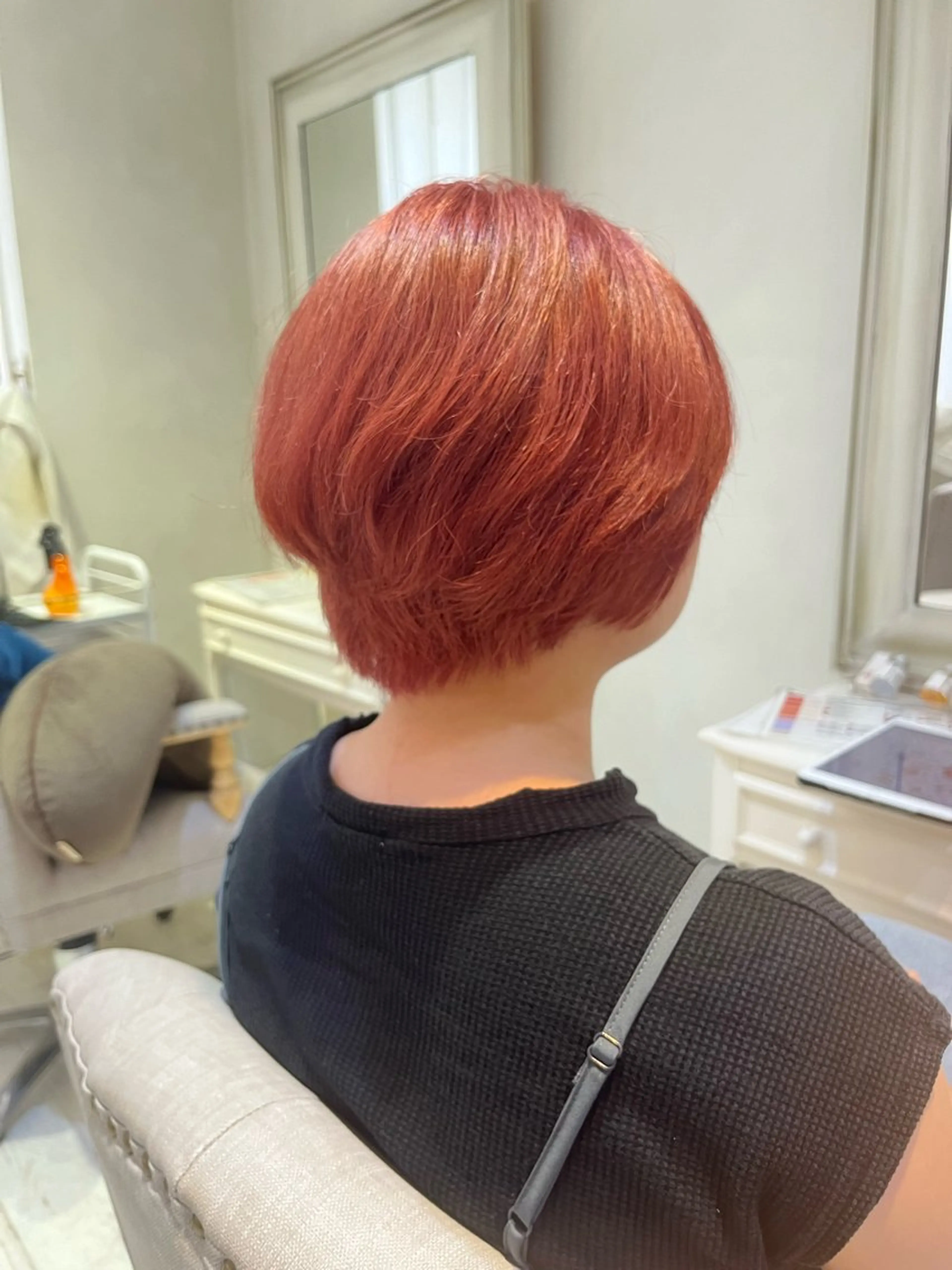 ショート 髪質改善、パーマ 山崎純生のヘアスタイル