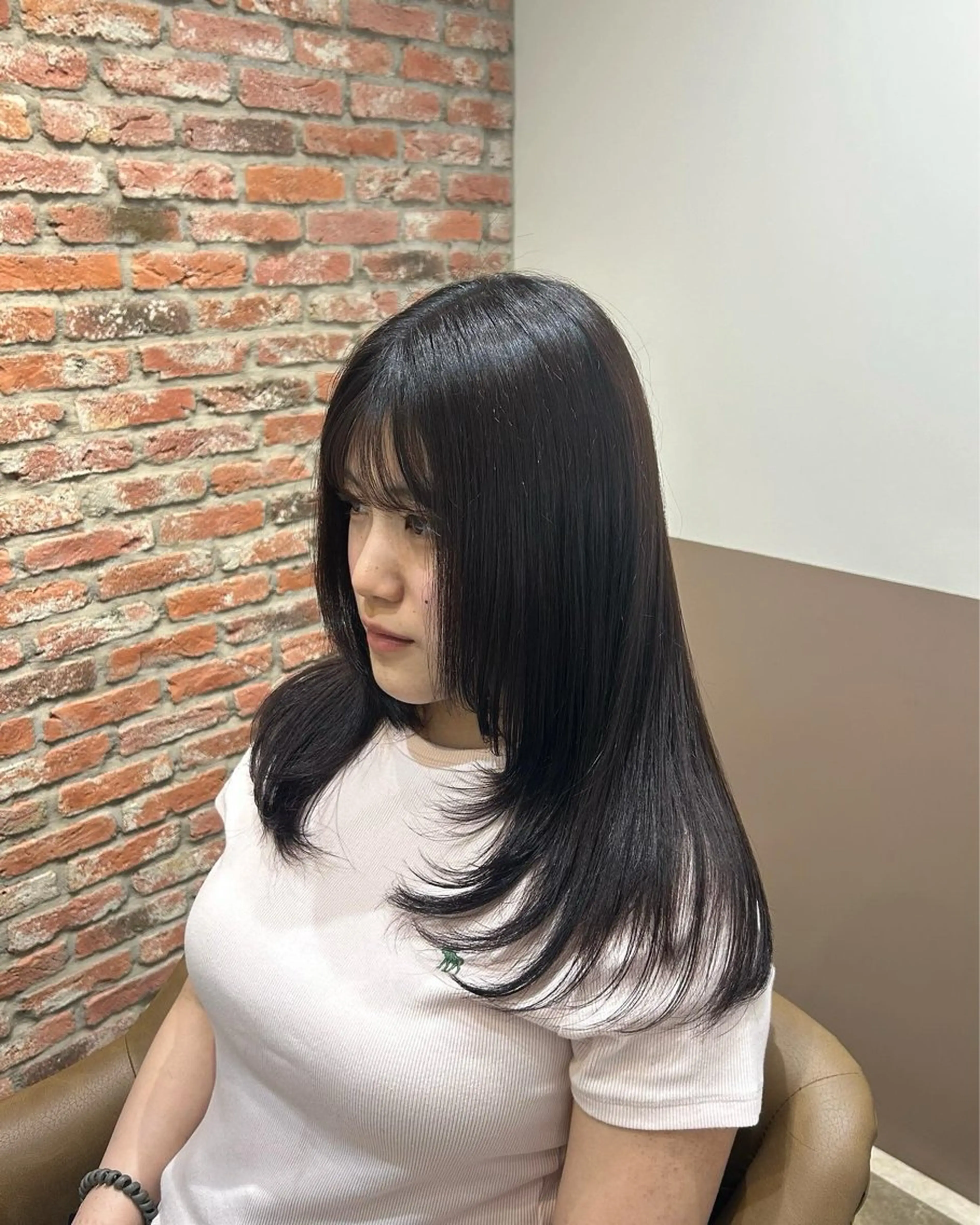 ロング レイヤーカット CIEL 難波店所属・🎀透明感/レイヤ ー/Kotona🎀のヘアスタイル