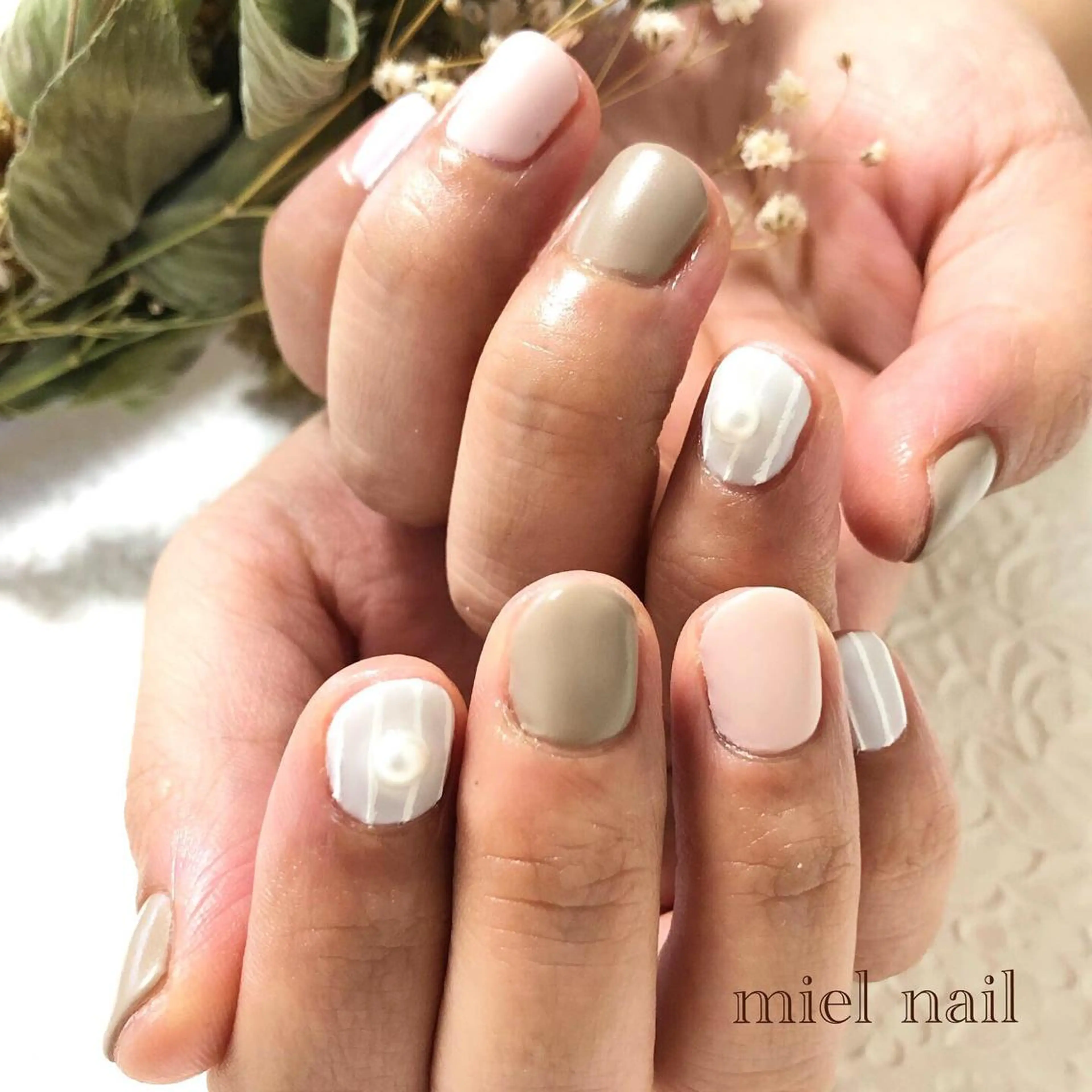 ネイル ハンドネイル miel nailのネイルデザイン