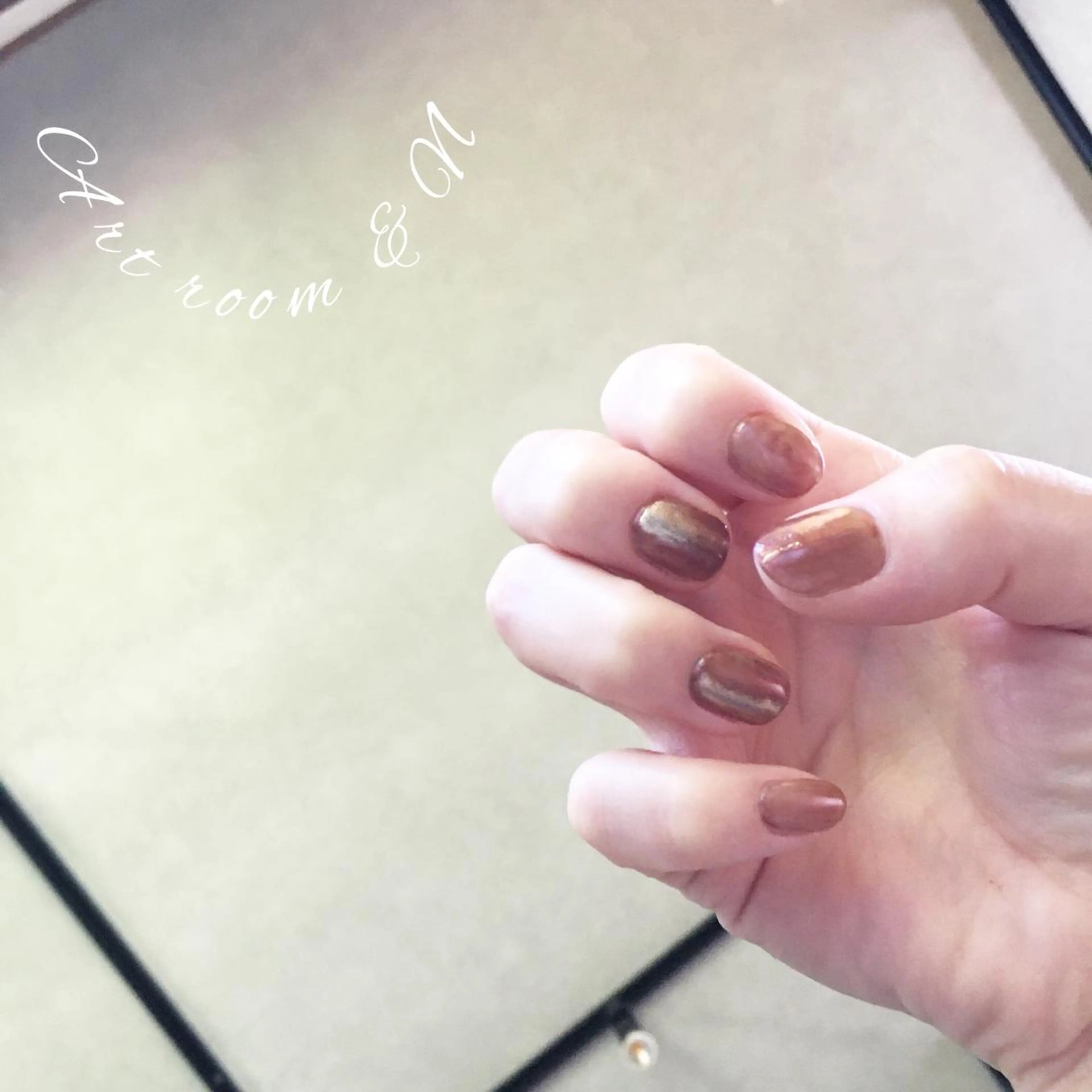 ネイル アートネイル ニュアンスネイル ショートネイル &N NANAのネイルデザイン