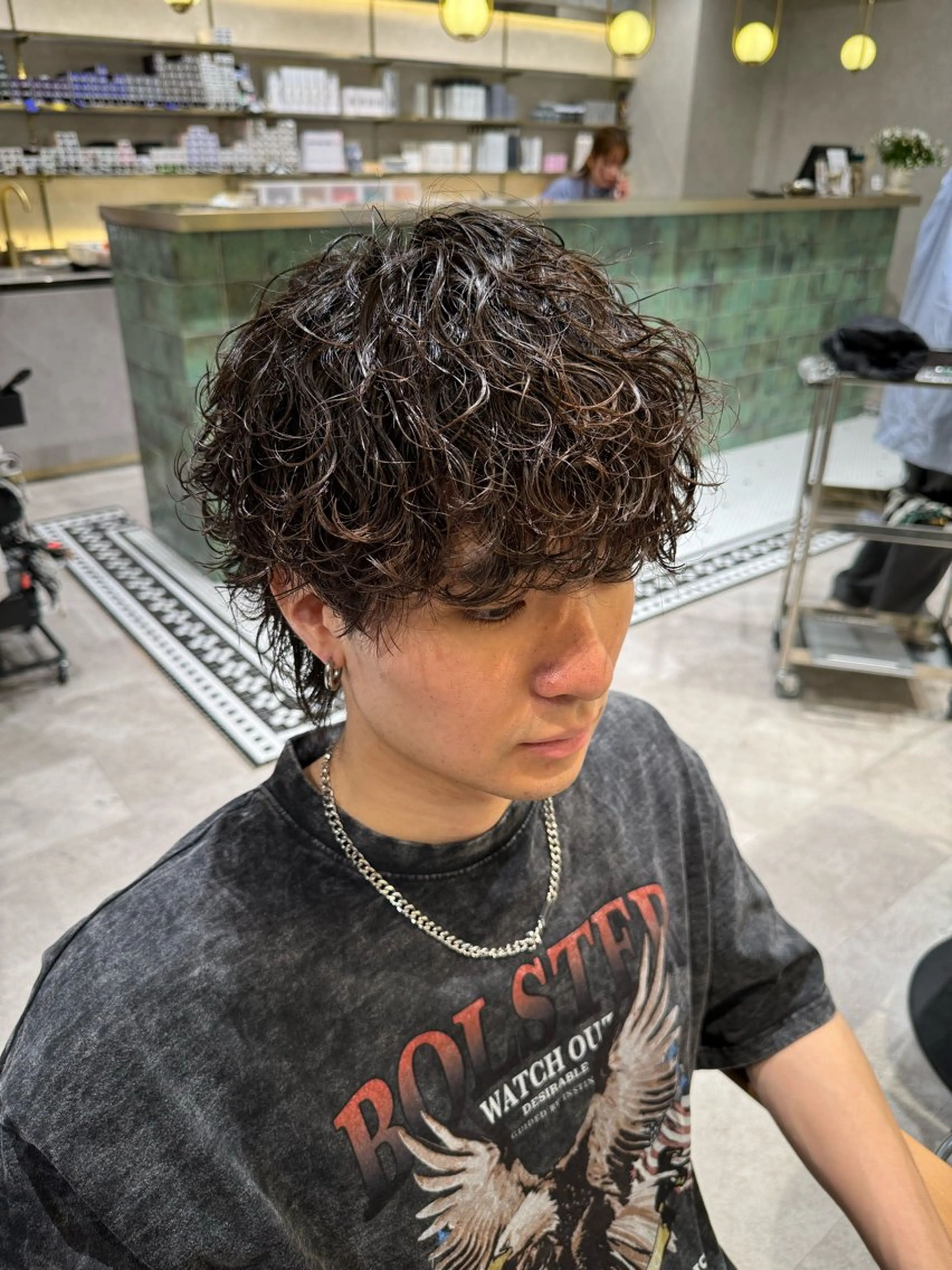 パーマ メンズ 新宿【メンズパーマ】 塩澤太一のヘアスタイル