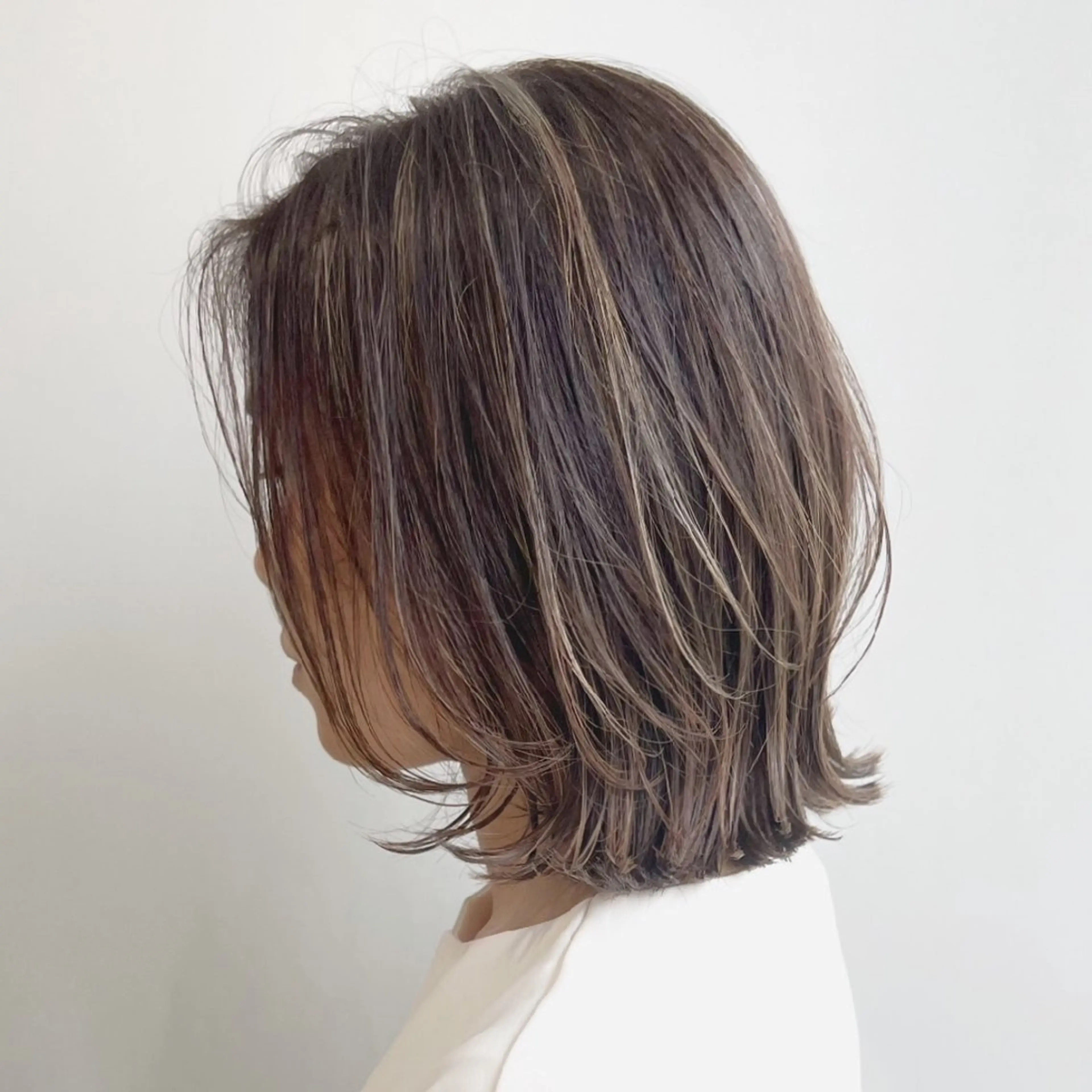 ミディアム カラー 無料カットモデル/ セット/COCOKAのヘアスタイル