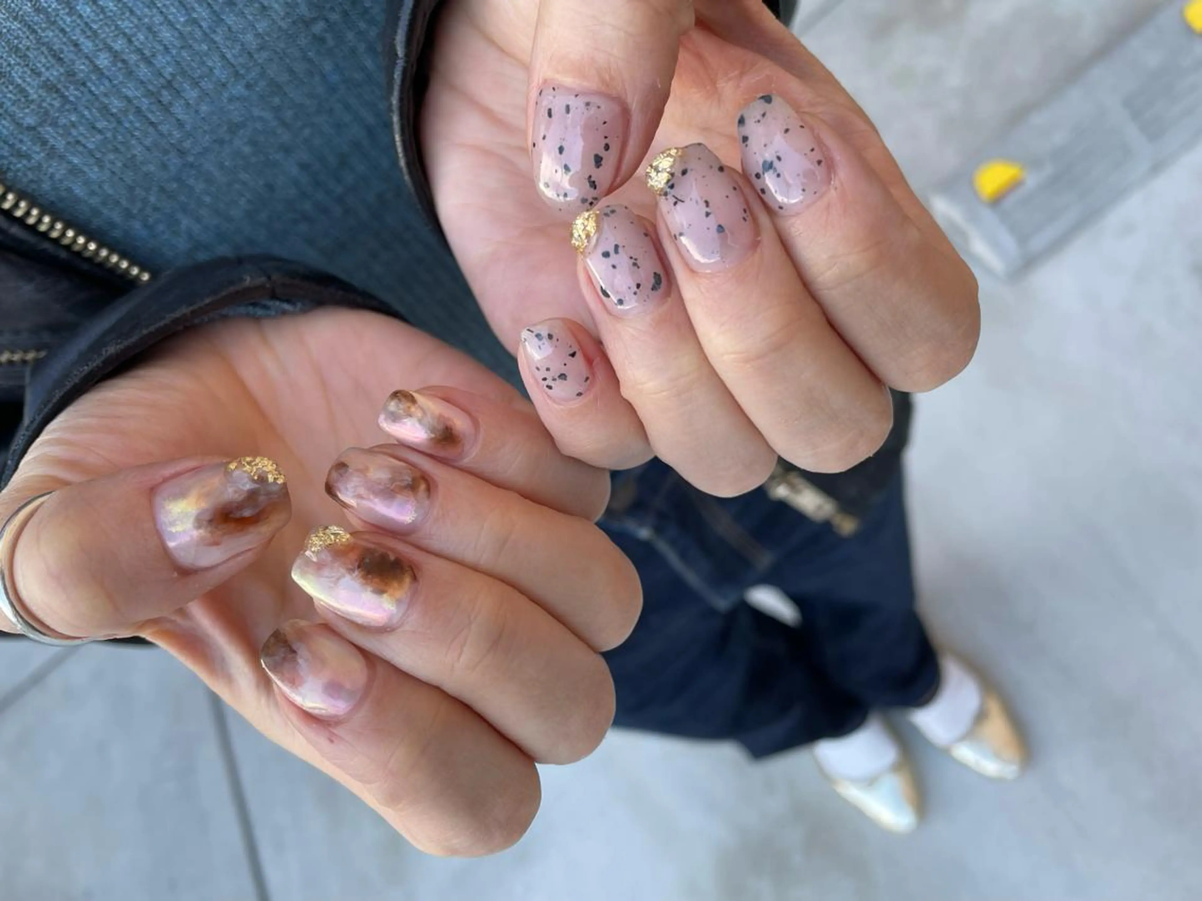 ロング カラー ヘアアレンジ キッズ ネイル マツエク・マツパ 福田 加奈のネイルデザイン