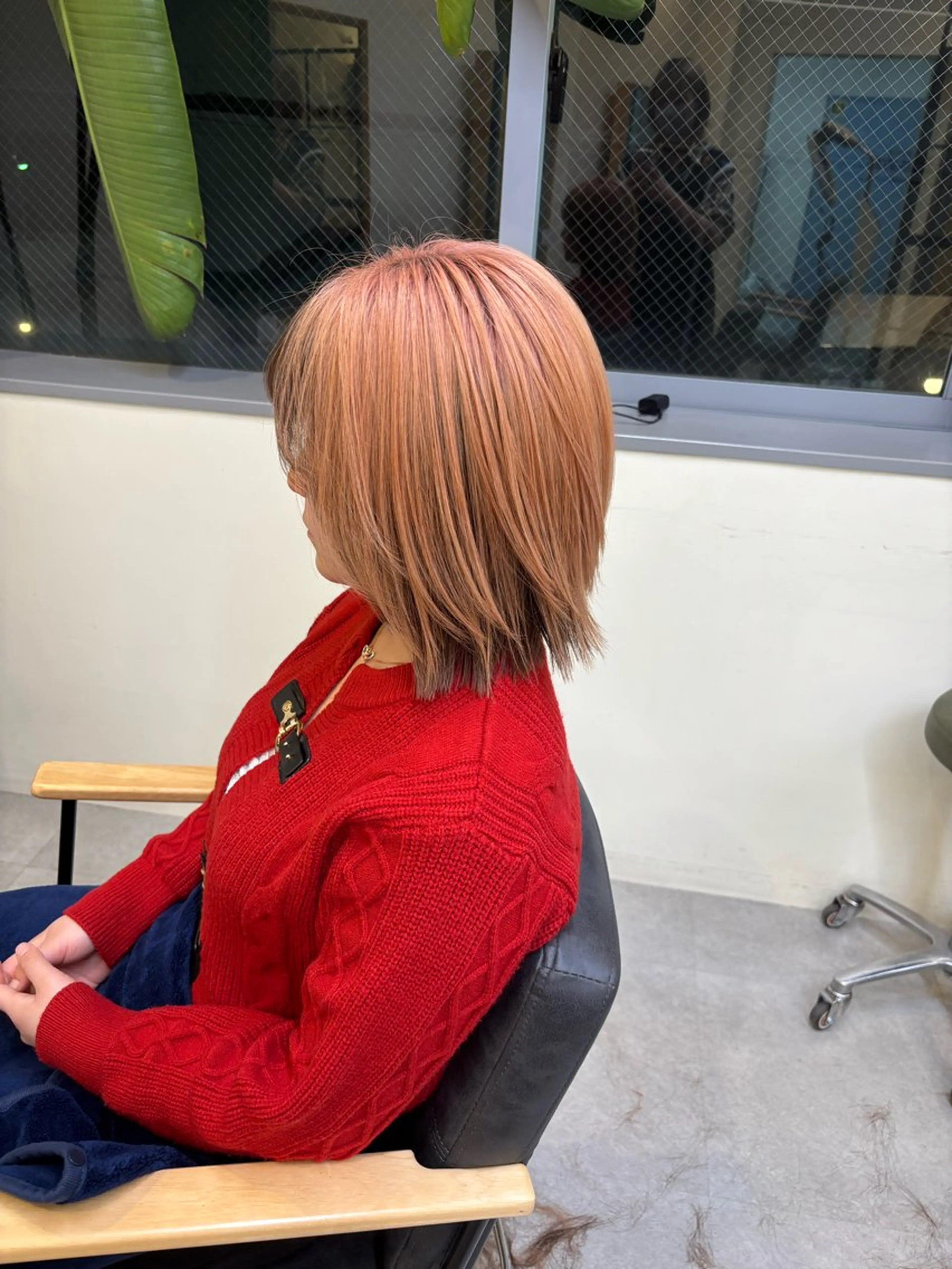 ミディアム ボブ レイヤーカット Hair pocket ritta所属・坂田 汐里のヘアスタイル