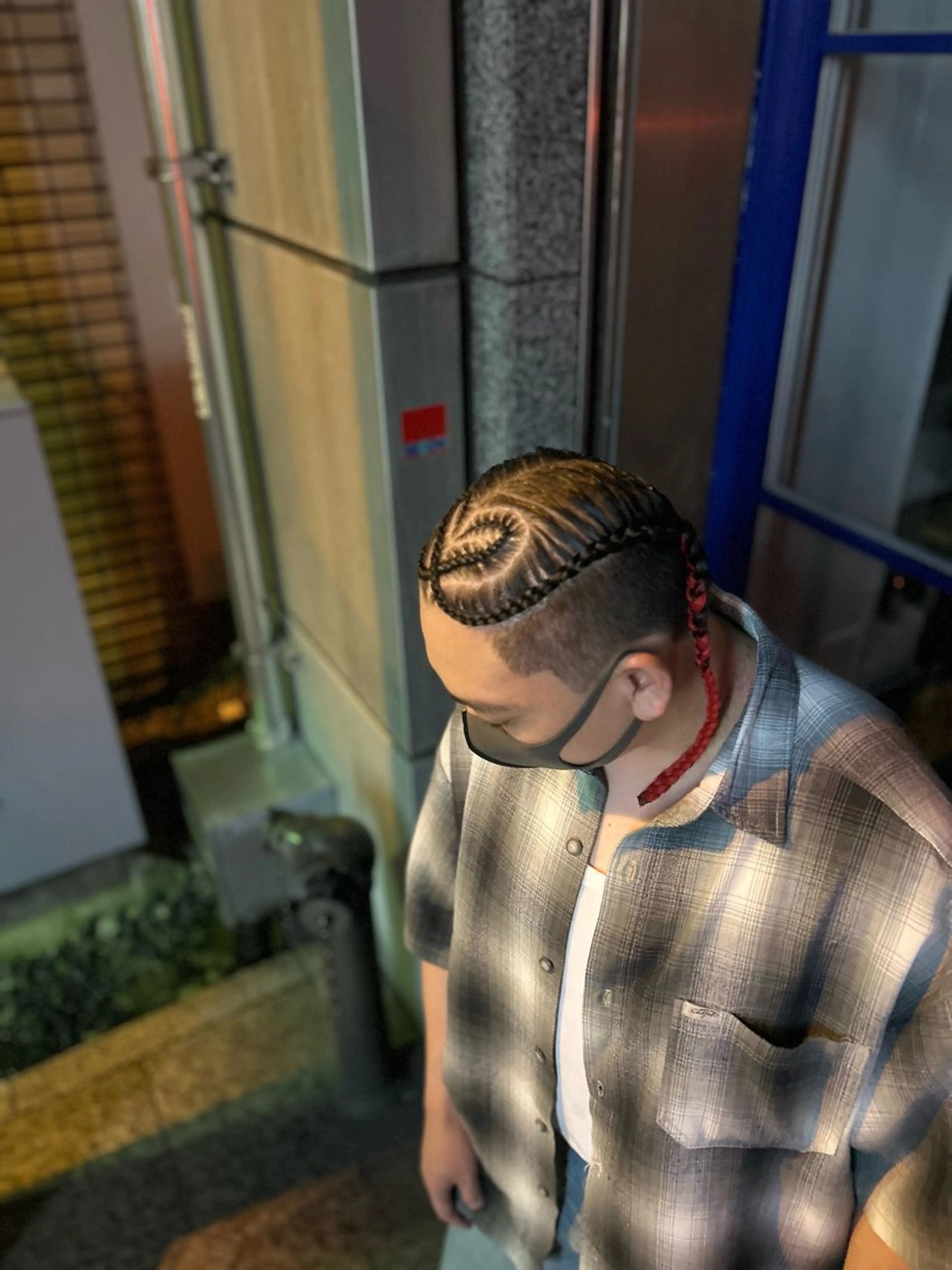 ロング ヘアアレンジ メンズ エクステ ブラックヘア🧜‍♂ 😈itsuki👿のヘアスタイル