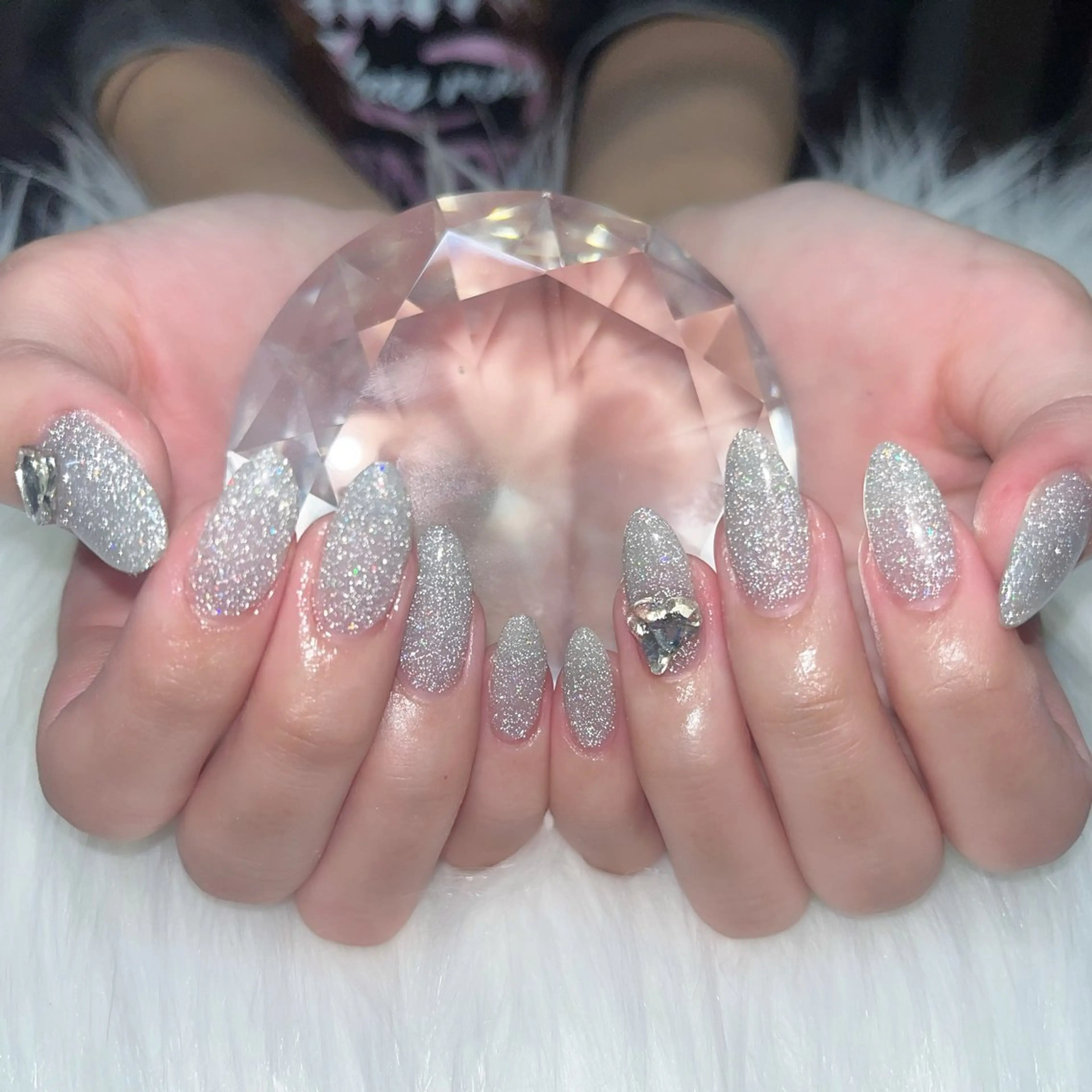 ネイル アートネイル ガーリー 韓国ネイル 持ち込み ワンホンネイル KOKONA 🎀のネイルデザイン