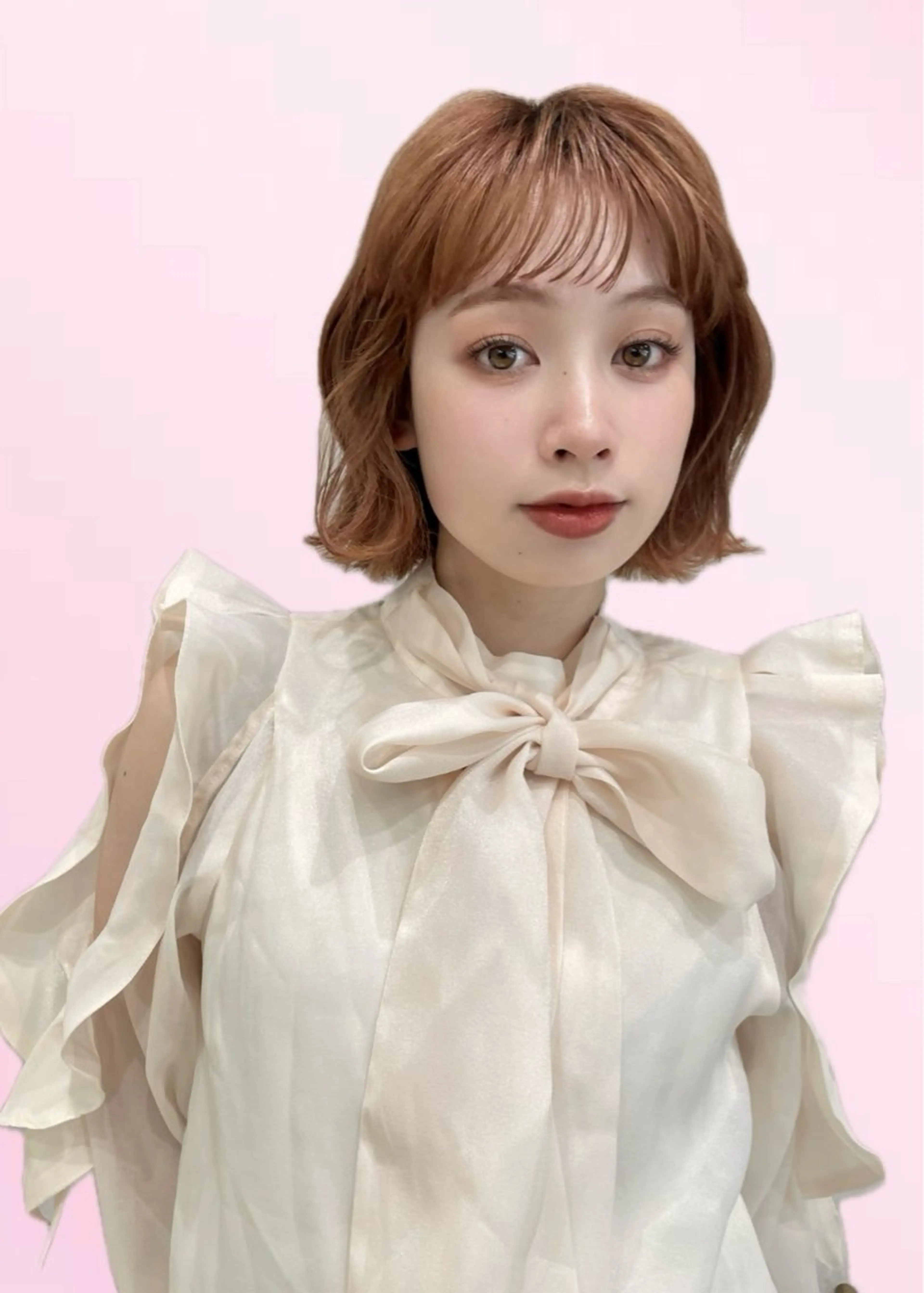 カラー ヘアアレンジ カット ヘアカラー 🩷🌸増子美沙希 /暖色/髪質改善のヘアスタイル