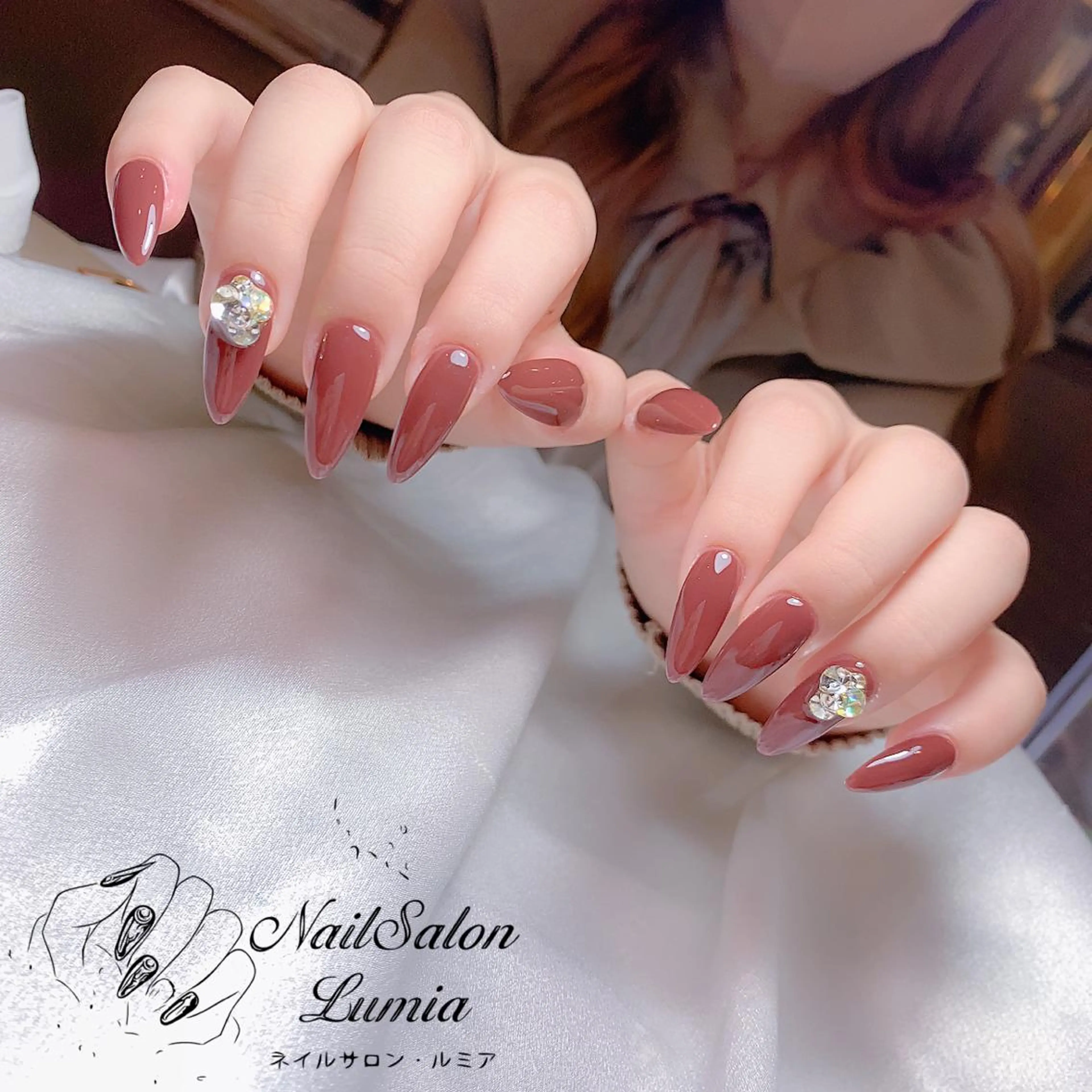 ネイル ハンドネイル ネイルサロン ルミア Lumia 店長のネイルデザイン