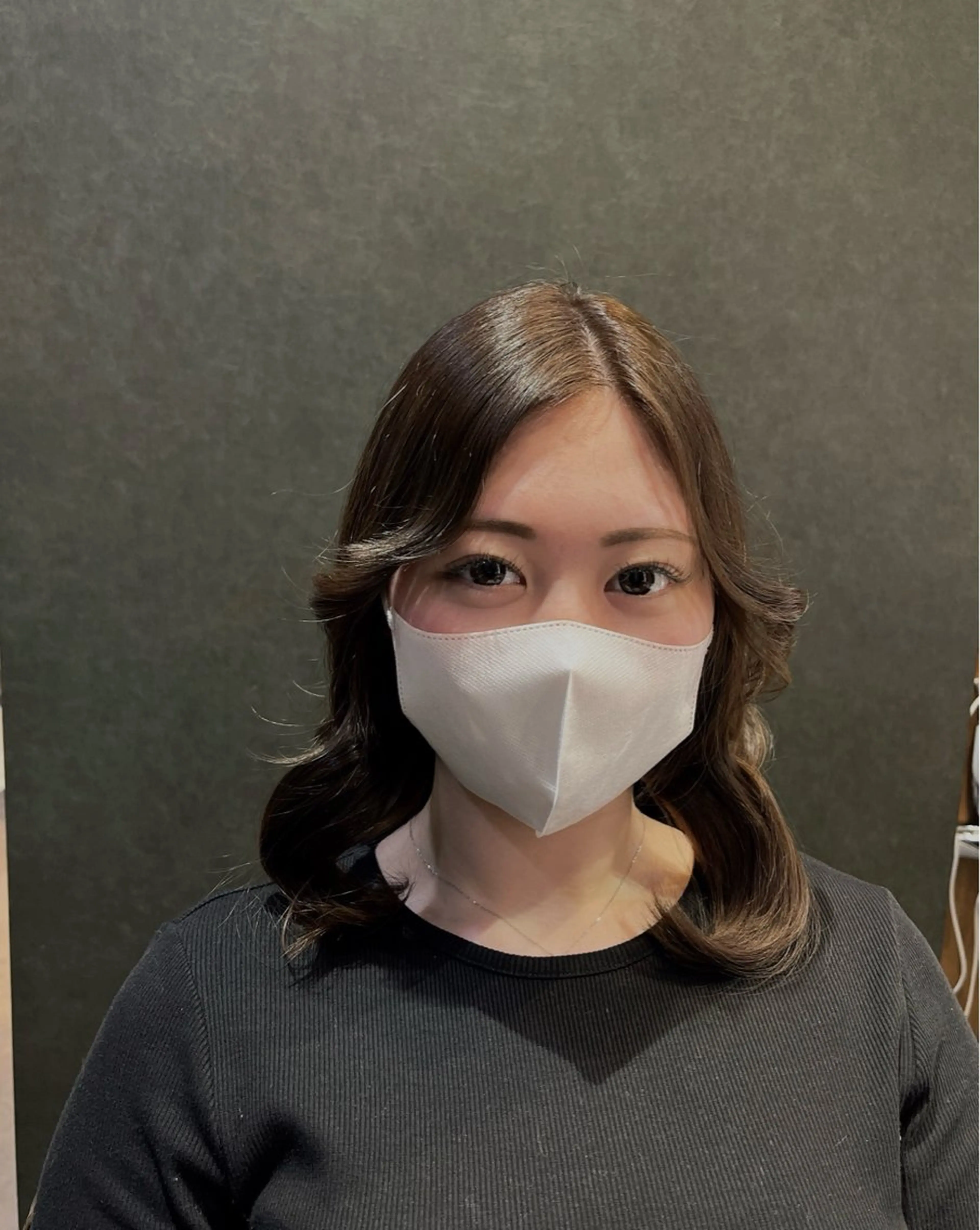 ミディアム ヘアカラー ChiKa／艶髪🩷 大人っぽカラー🩷のヘアスタイル