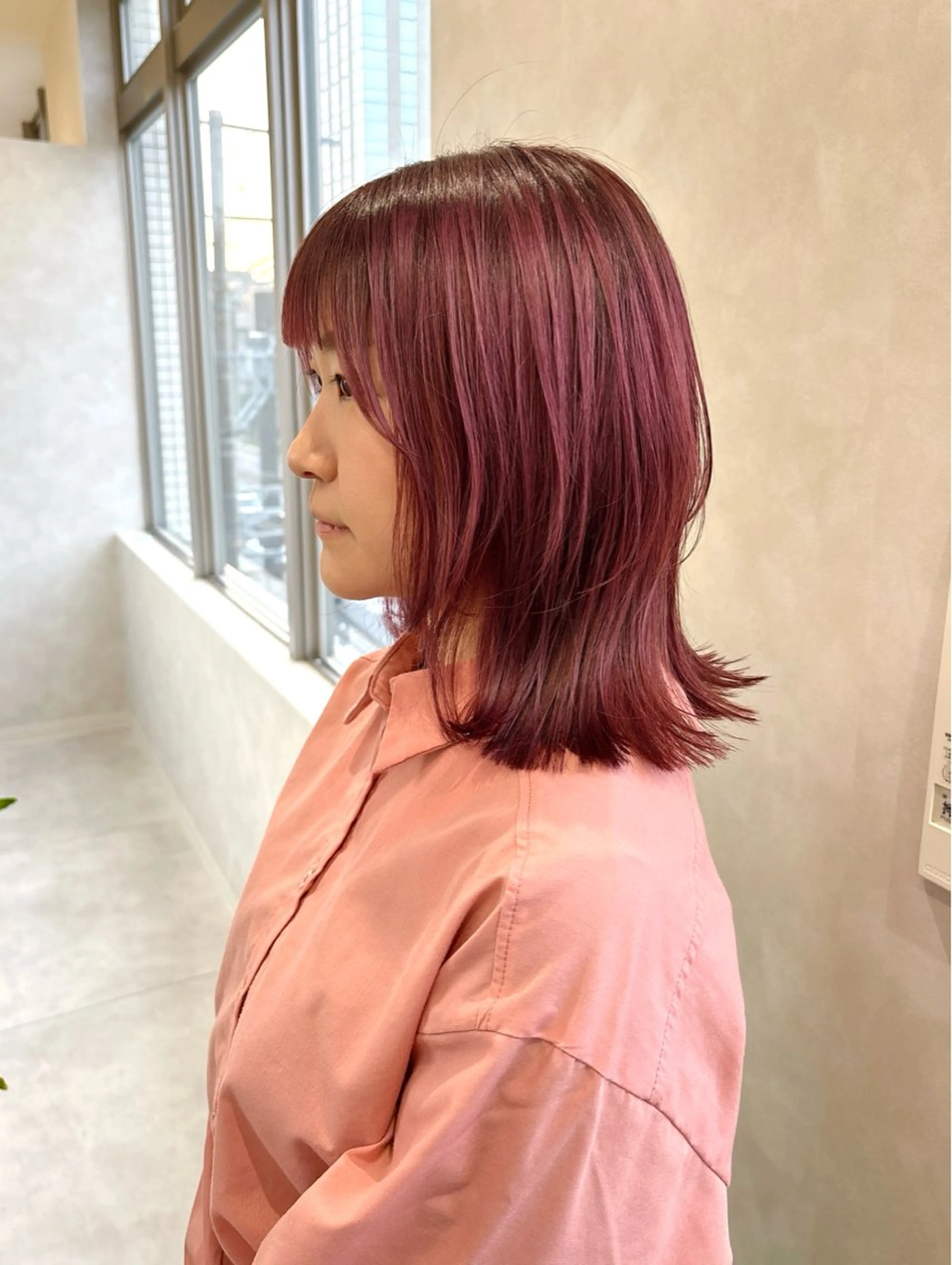 セミロング ヘアカラー ❤️🐩* AKANE*🐩❤️のヘアスタイル