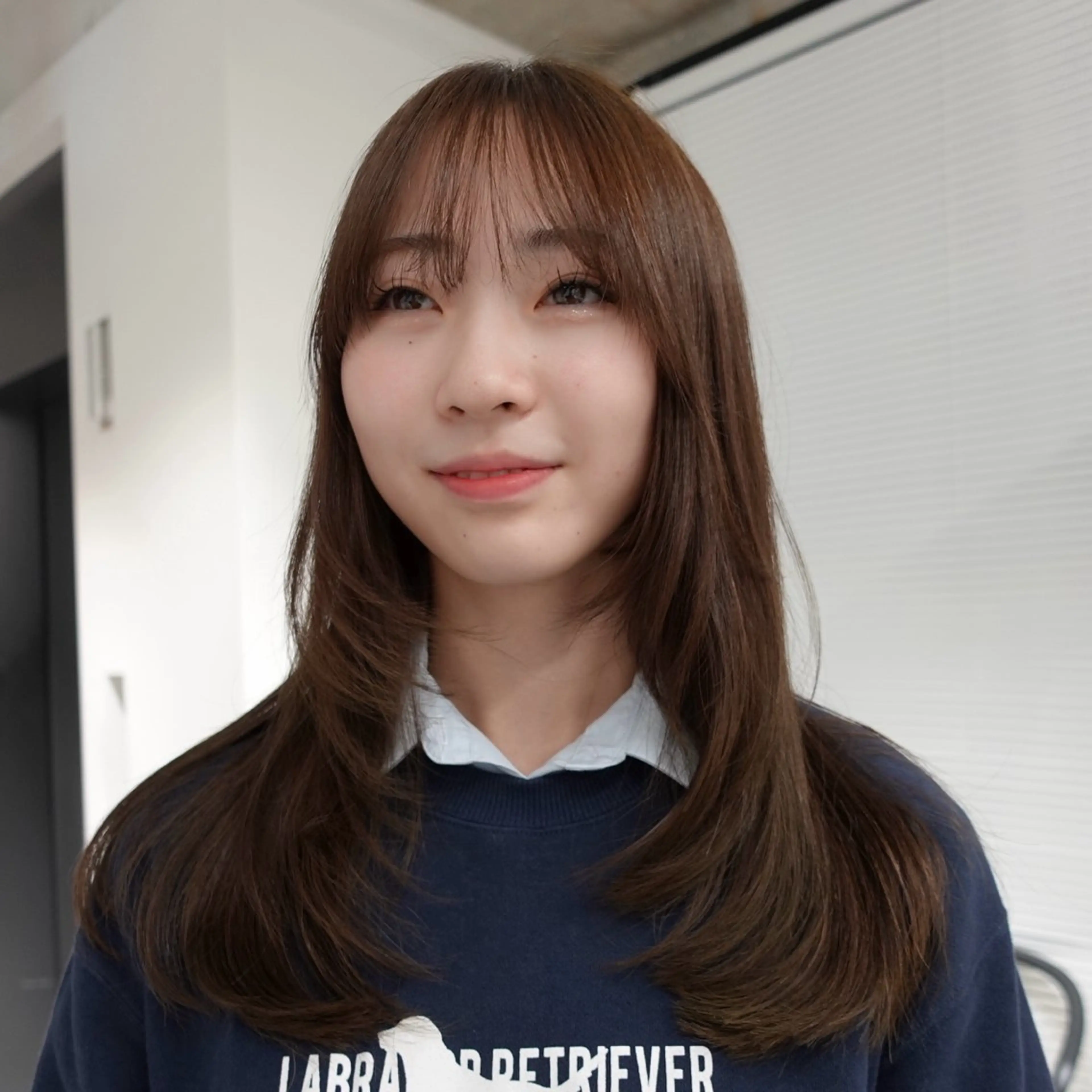 ロング カラー ヘアアレンジ ブラウンカラー オリーブブラウン レイヤーカット カット ヘアカラー 🌐サトウ リョウ🌐のヘアスタイル