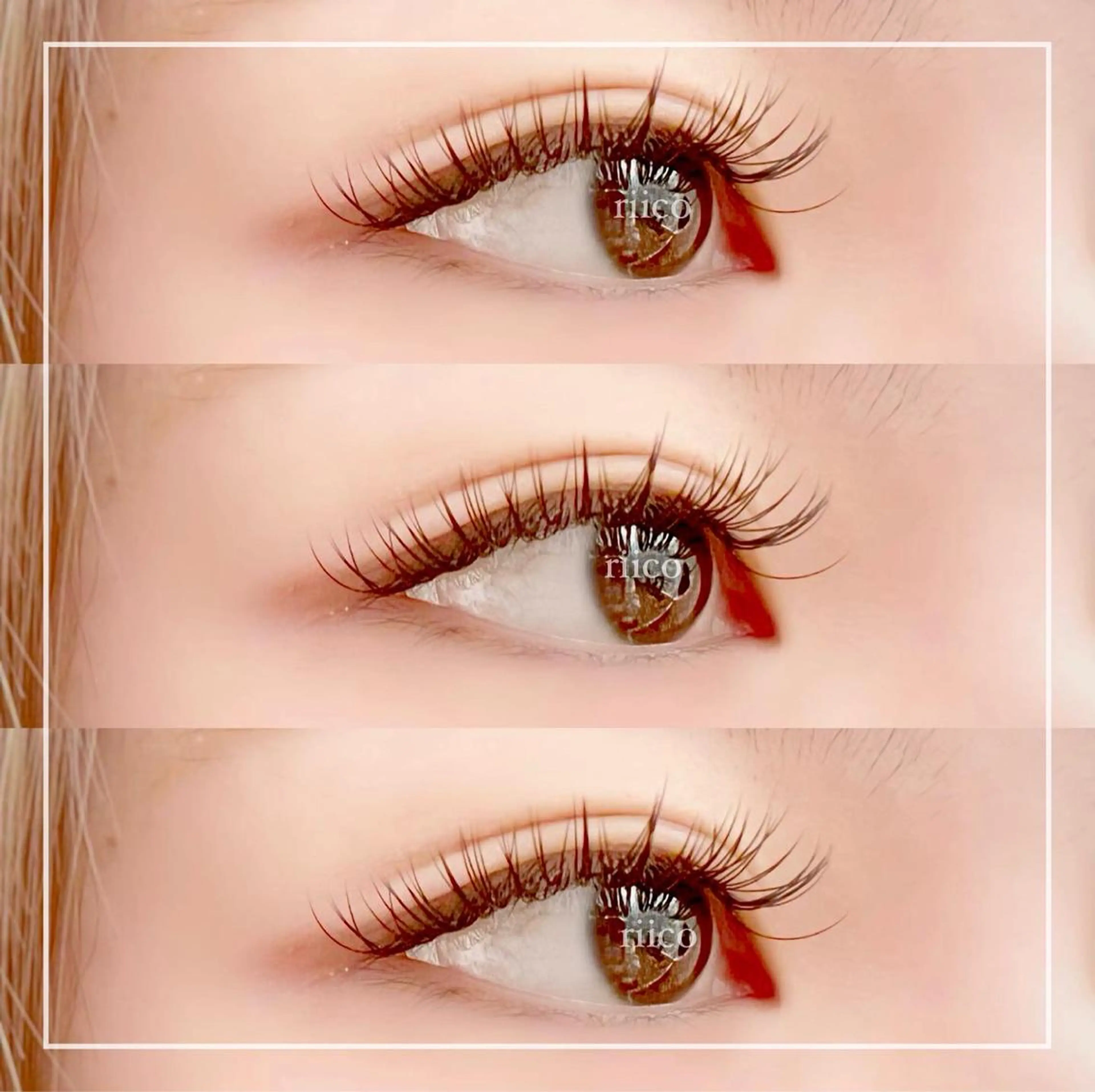 マツエク・マツパ マツエク KNACK eye lash RISAのマツエク・マツパデザイン