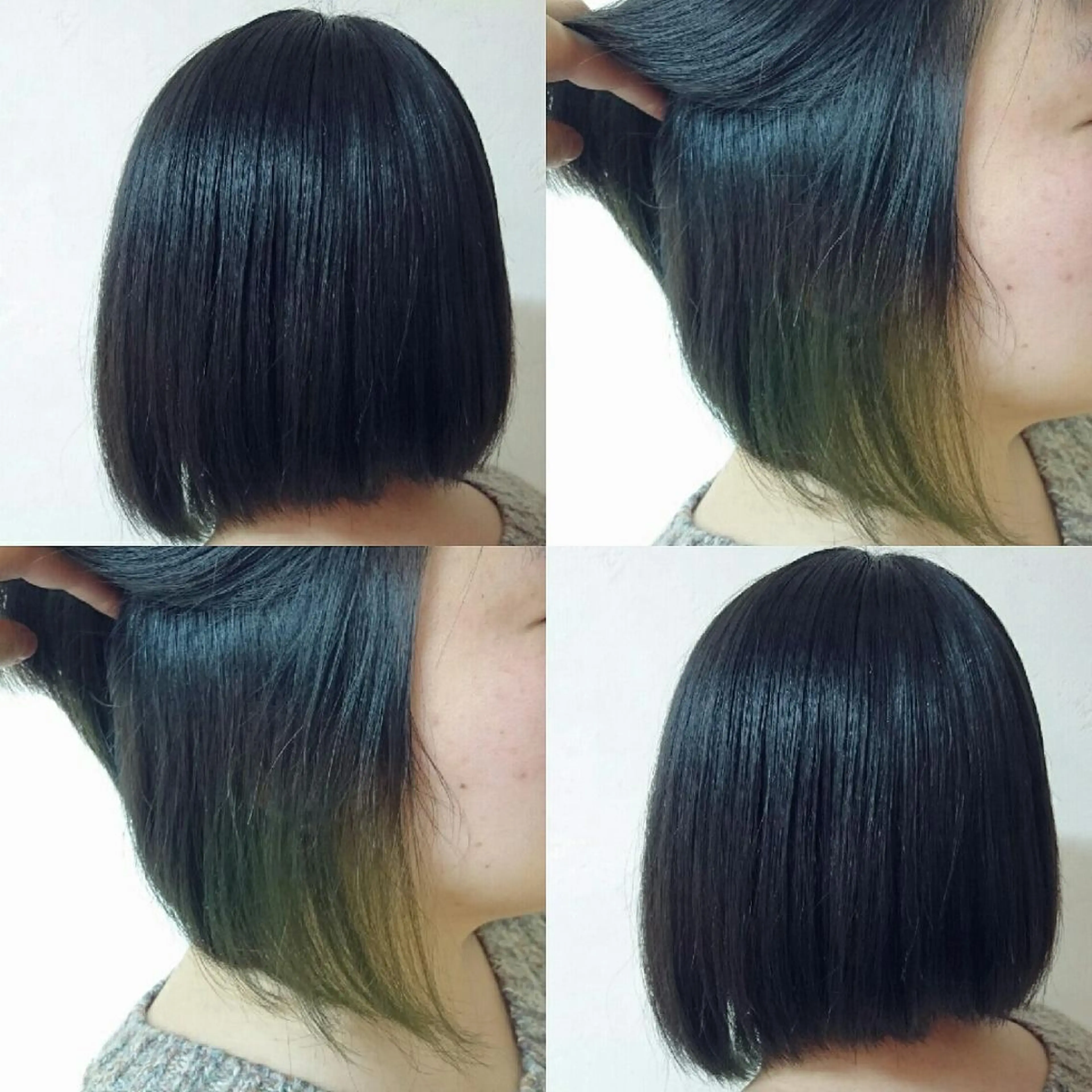 ショート カラー インナーカラー 透明感ハイライト◎ 伊藤夏海のヘアスタイル