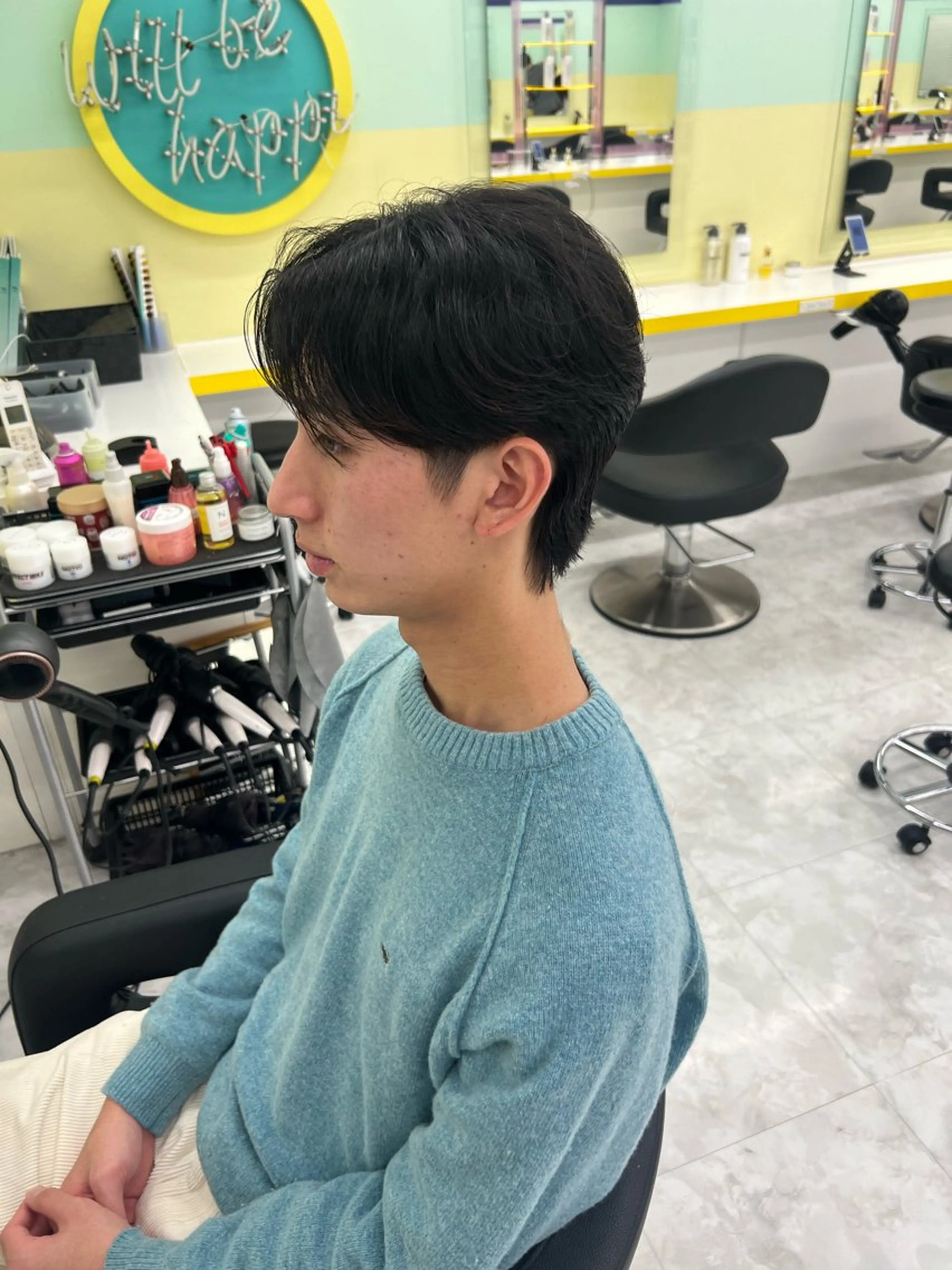 メンズ カット 🤍レイヤーカット /顔まわりカット🤍のヘアスタイル