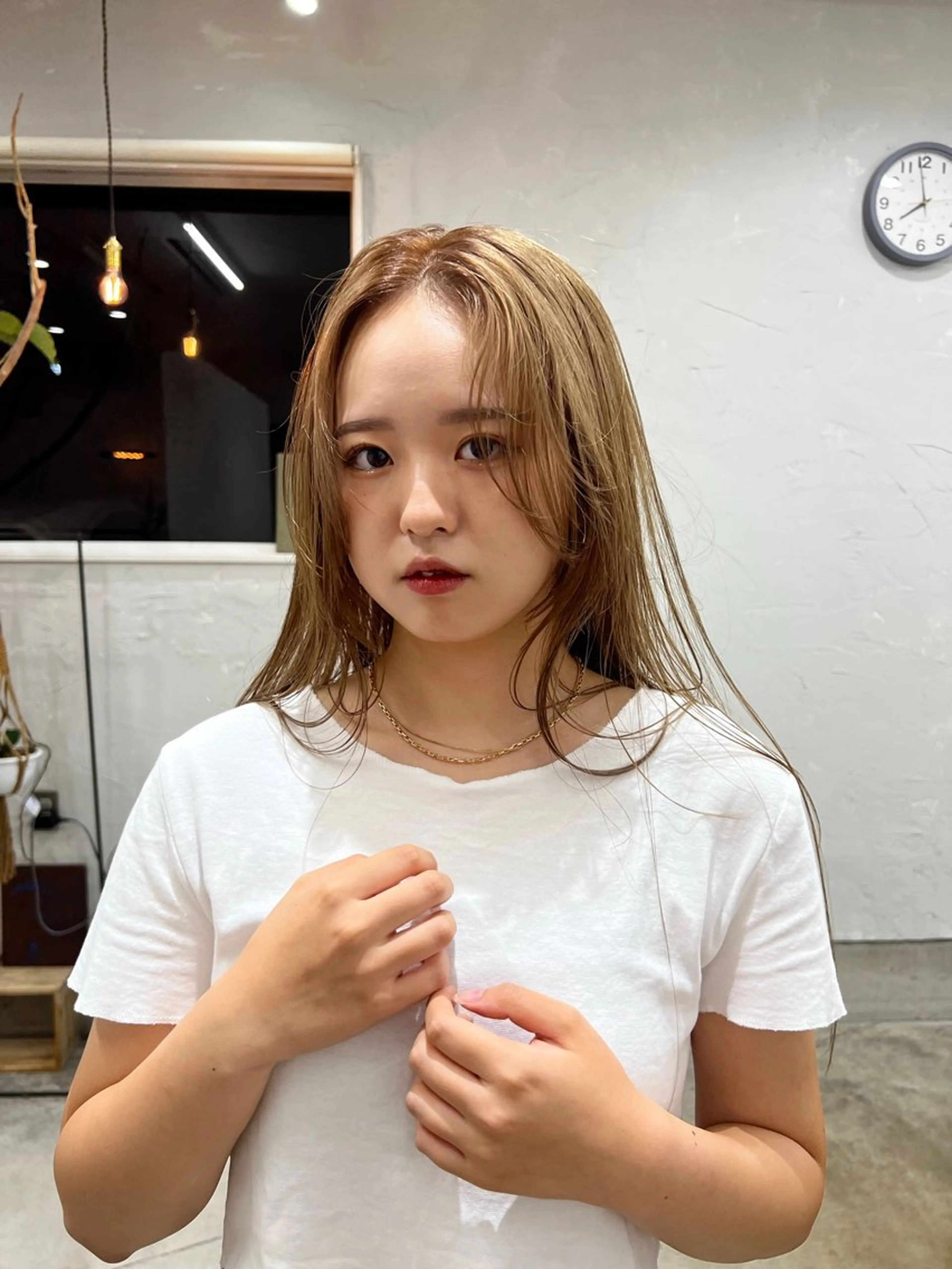 ロング カラー ダブルカラー hair vaton所属・ヤハタ ダイキのヘアスタイル