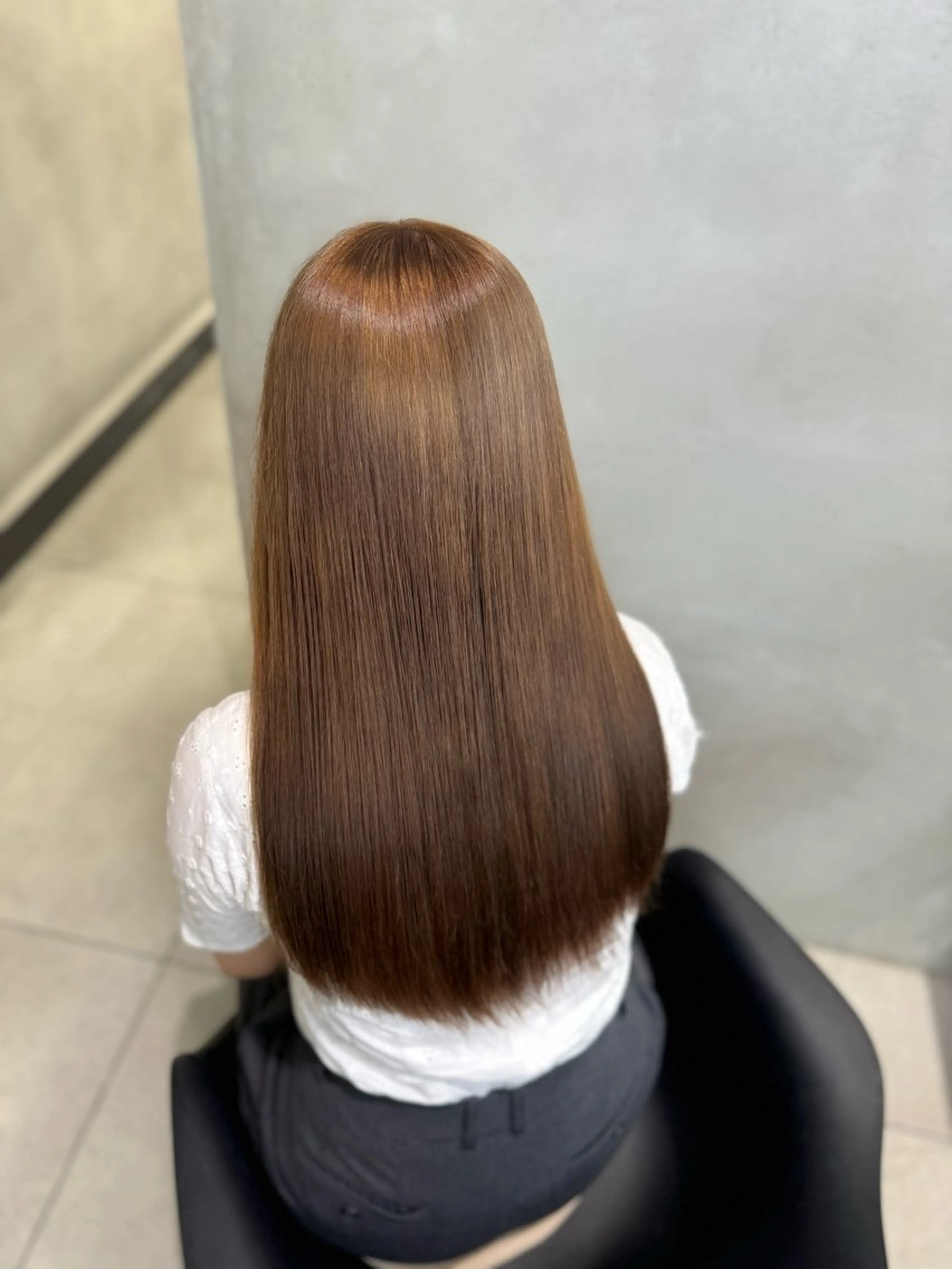 ロング カラー ブリーチ ブラウンカラー ヘアカラー 大阪 梅田/ ハイトーン/エクステのヘアスタイル