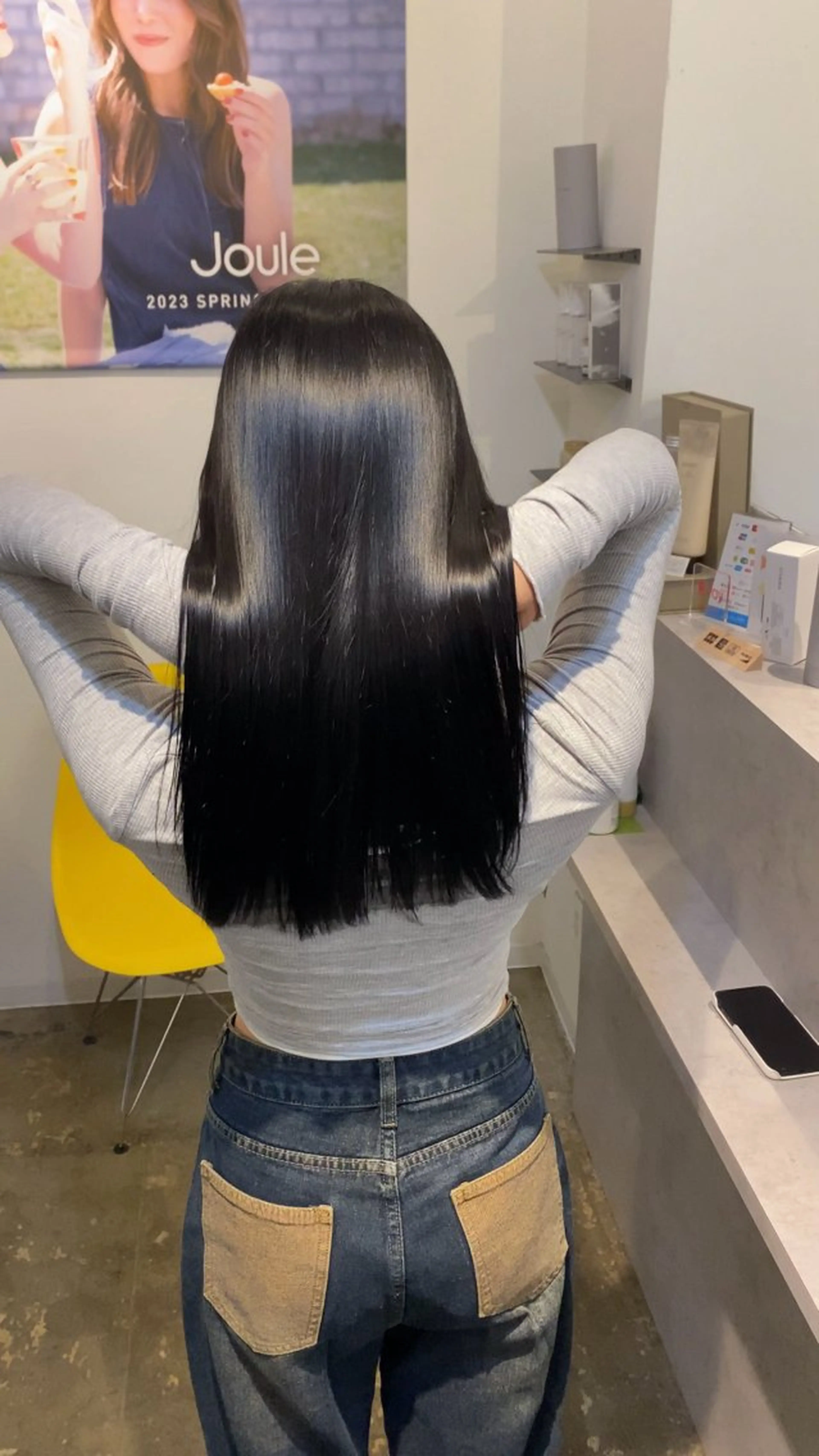 ロング カラー カット ヘアカラー トリートメント 🪡韓国レイヤー /髪質改善/菊池🪡のヘアスタイル