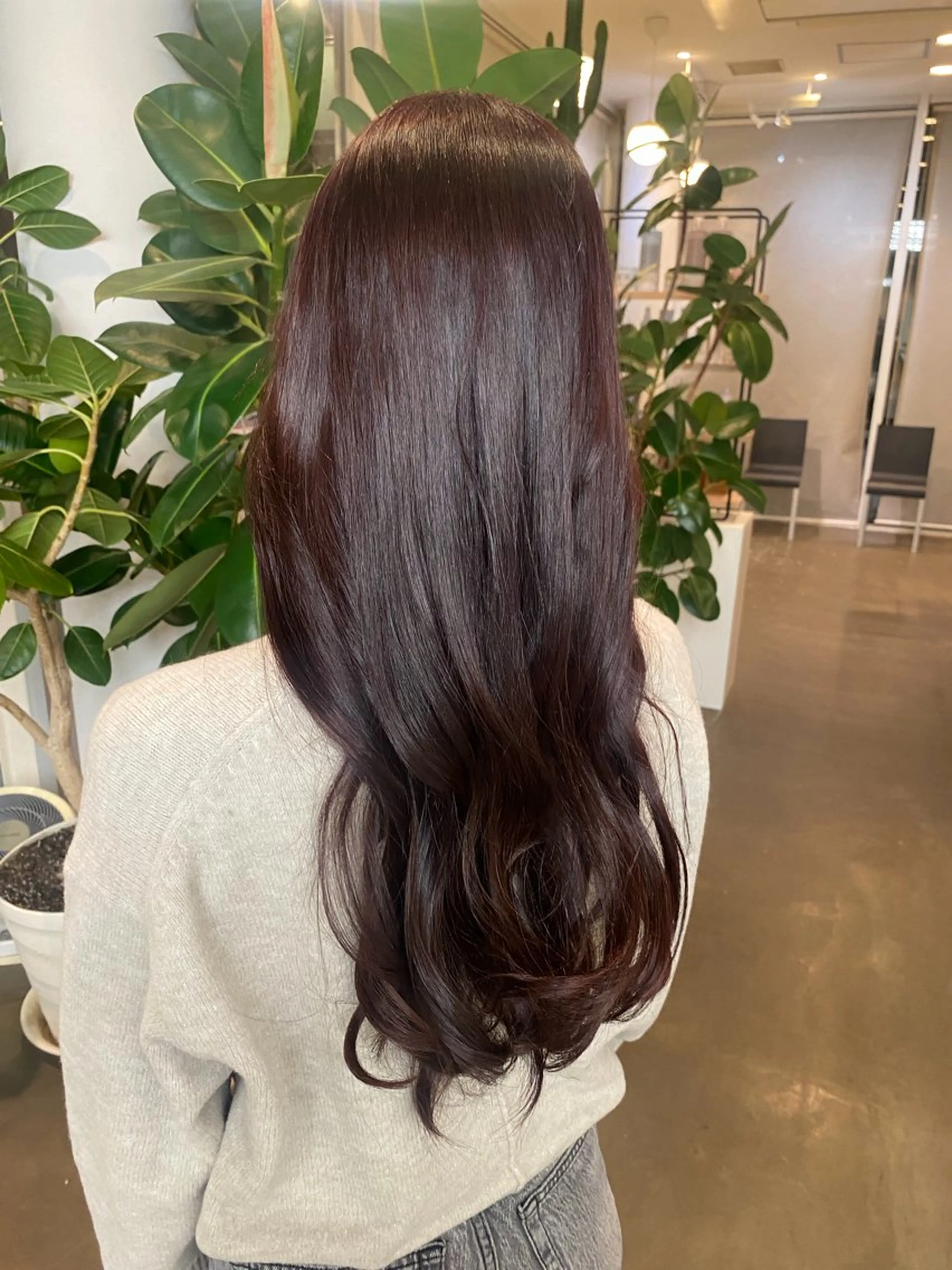 ロング カラー ヘアアレンジ ヘアカラー トリートメント DIFINOaoyama所属・🎧ayaka/ボブ /透明感カラー🩵のヘアスタイル